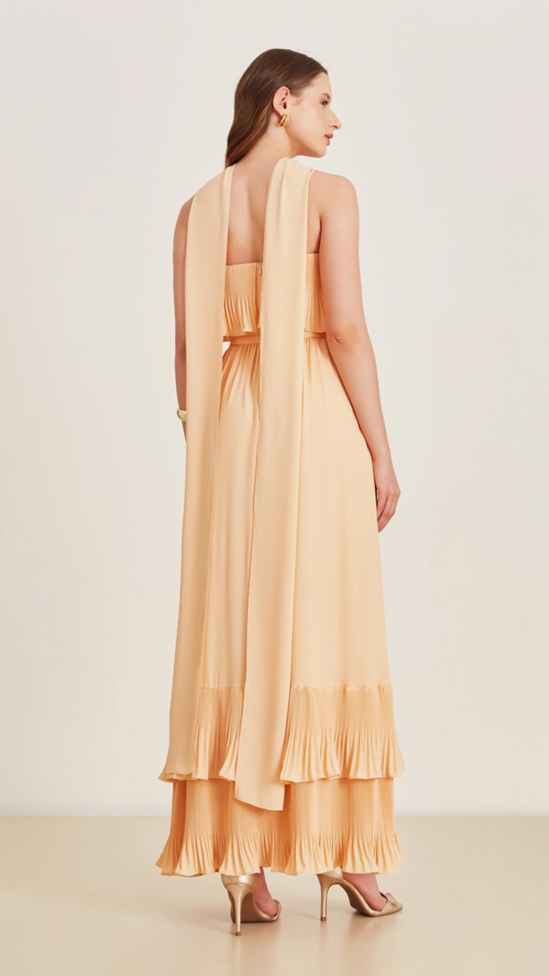 Vestido Longo Nancy Laranja