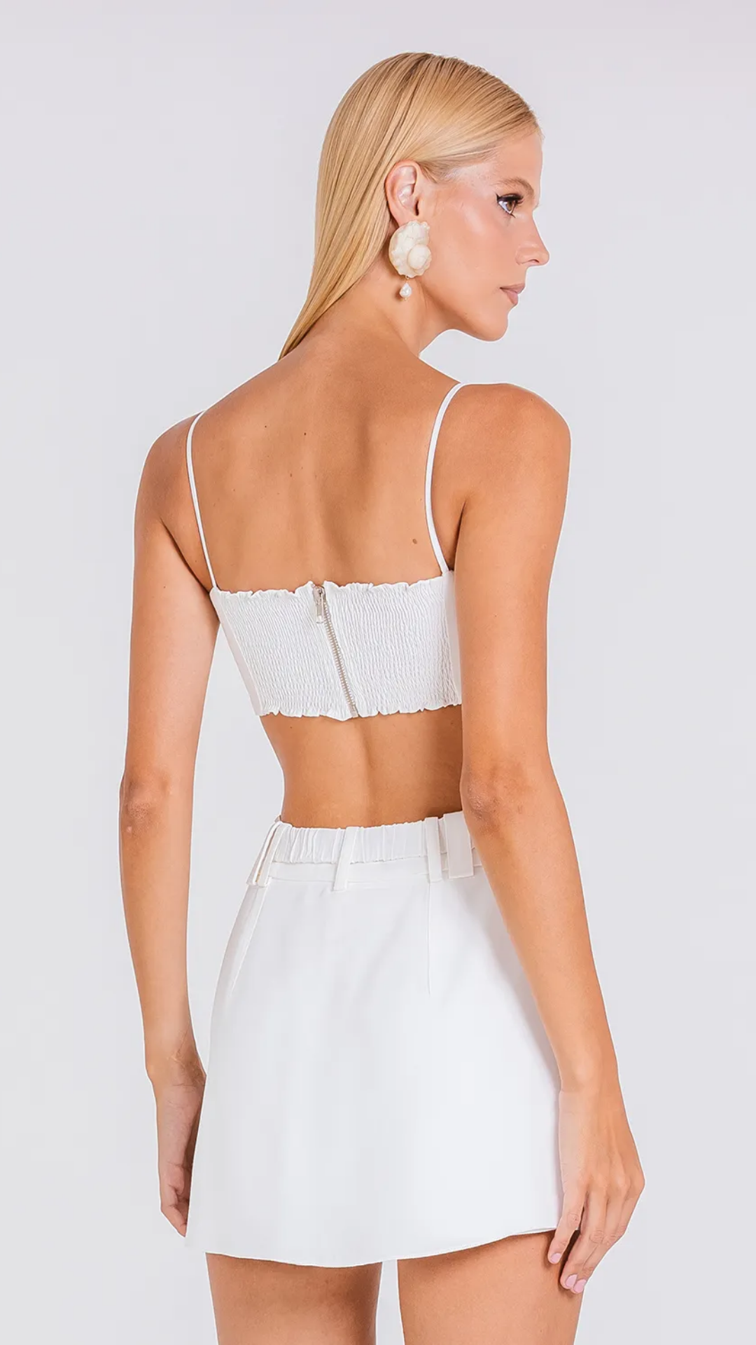 Short Saia Solange Off White
