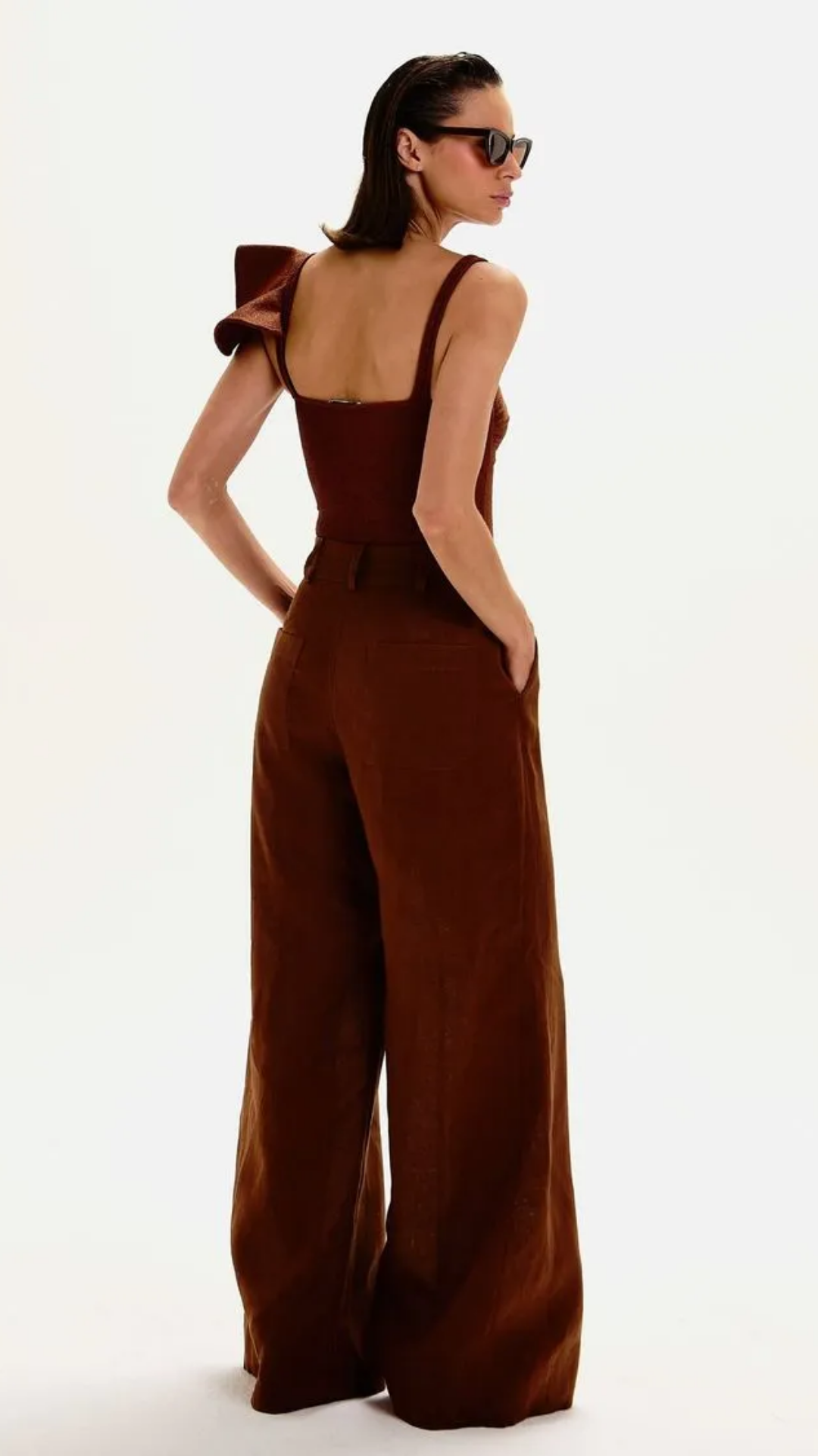 Calça Bia Marrom Pareô