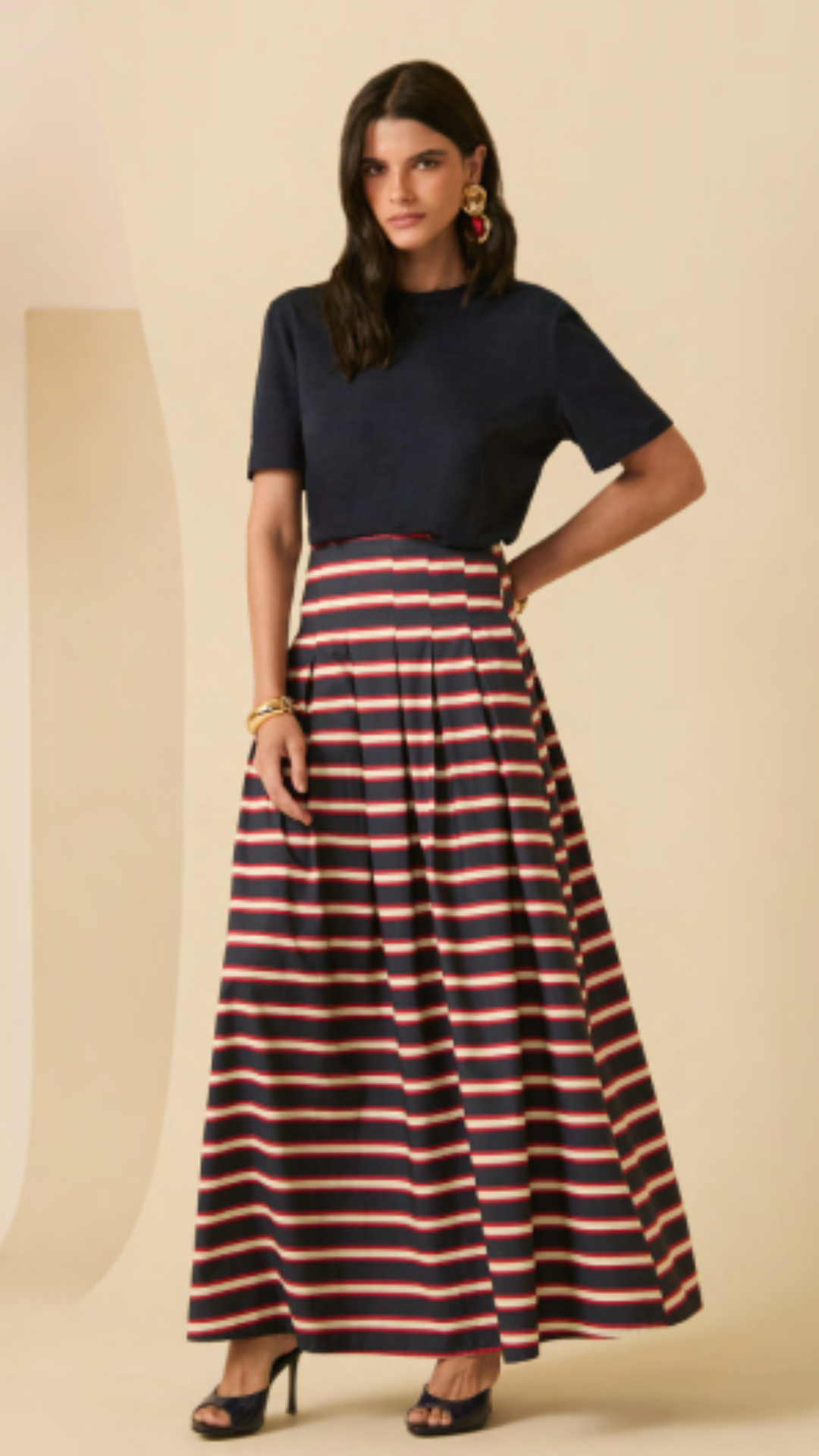 Saia Longa Listras Prega