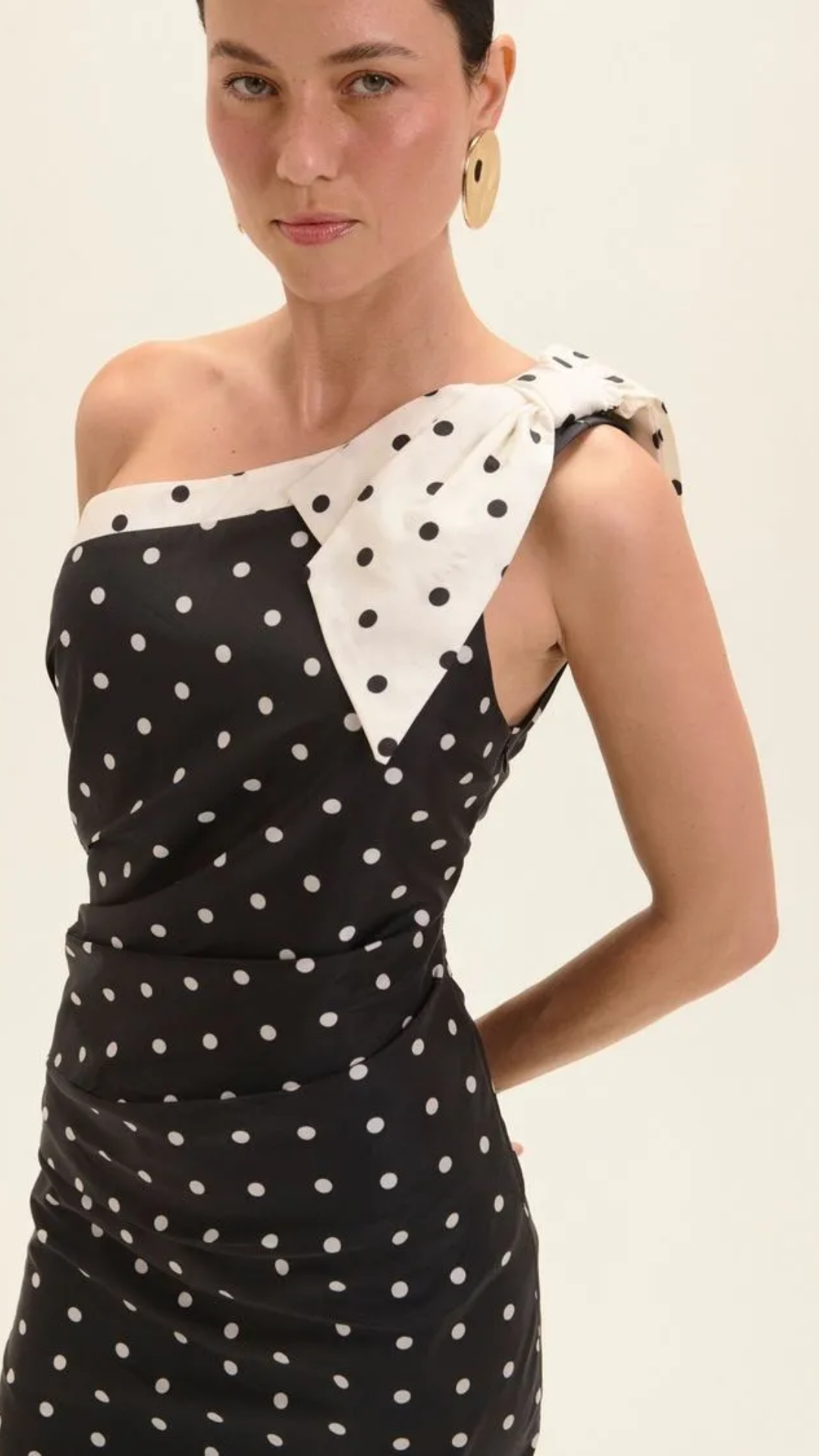 Vestido Curto Maisa Polka Dots Preto