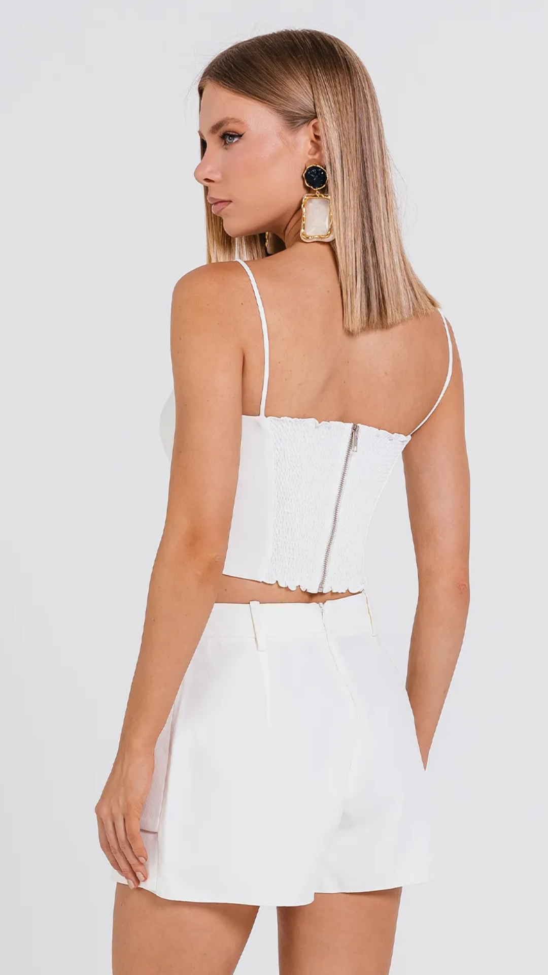 Short Saia Cora Vanilla