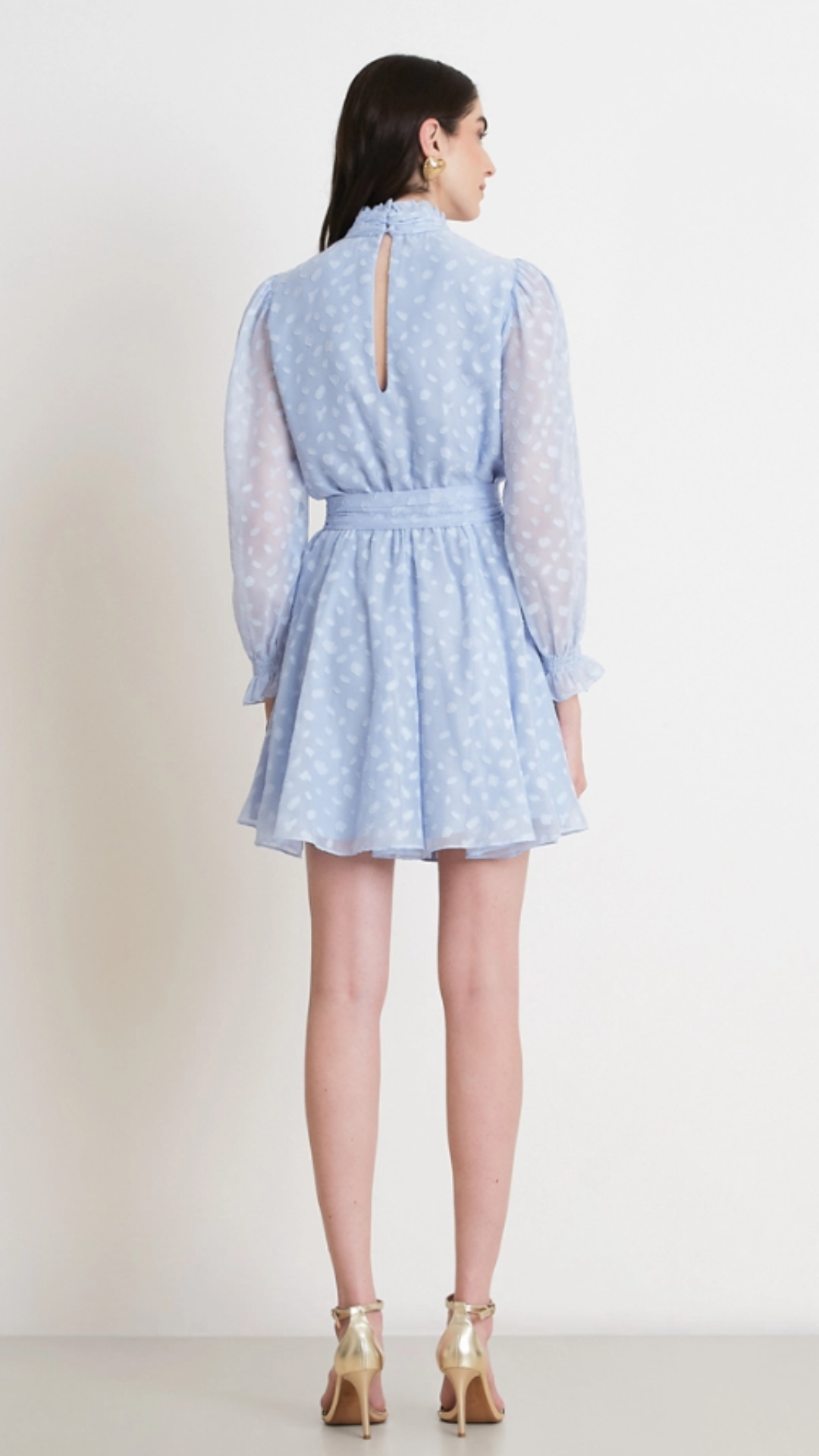 Vestido Curto Meny Azul