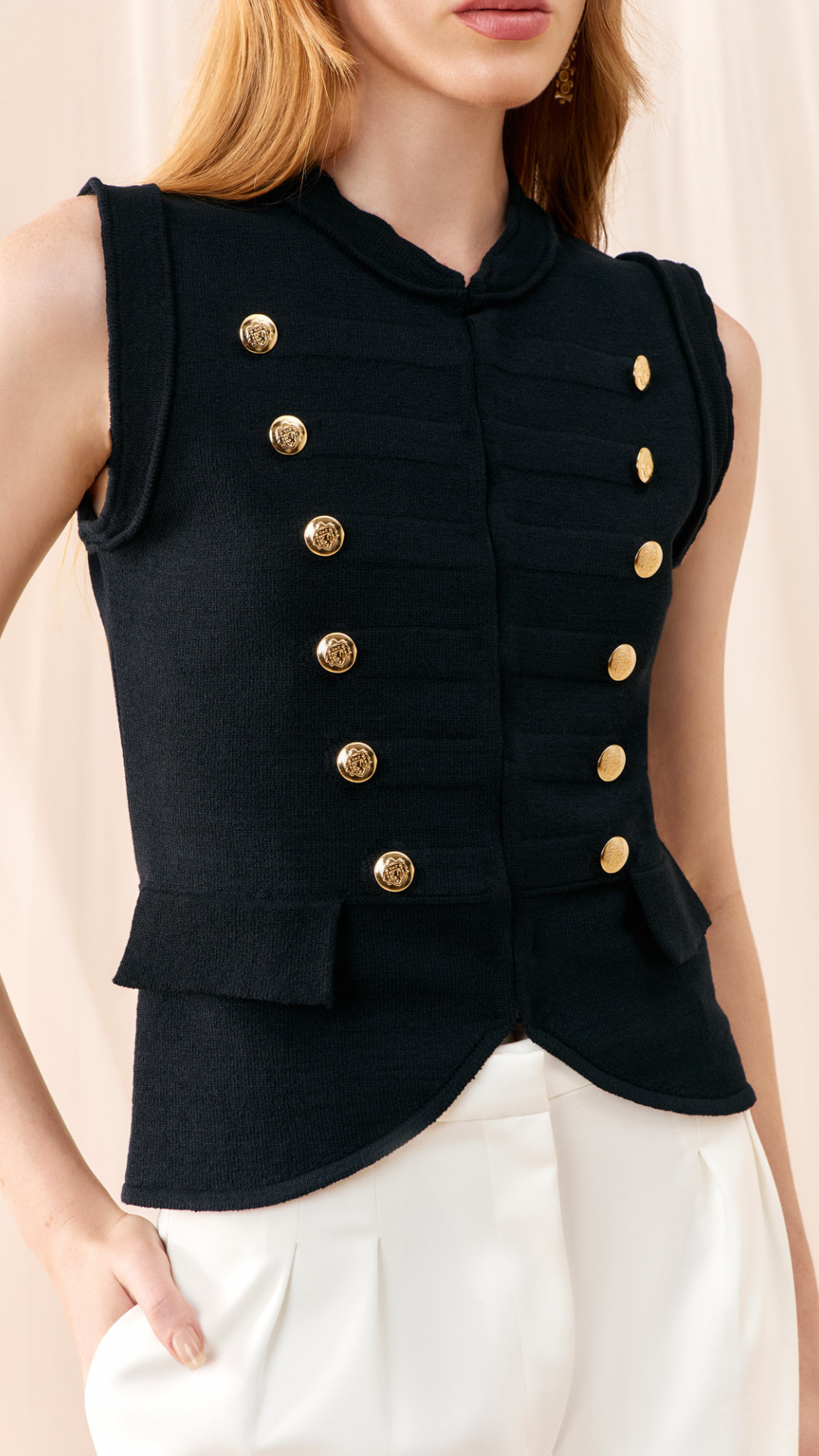 Colete Tricot Napoleon Preto