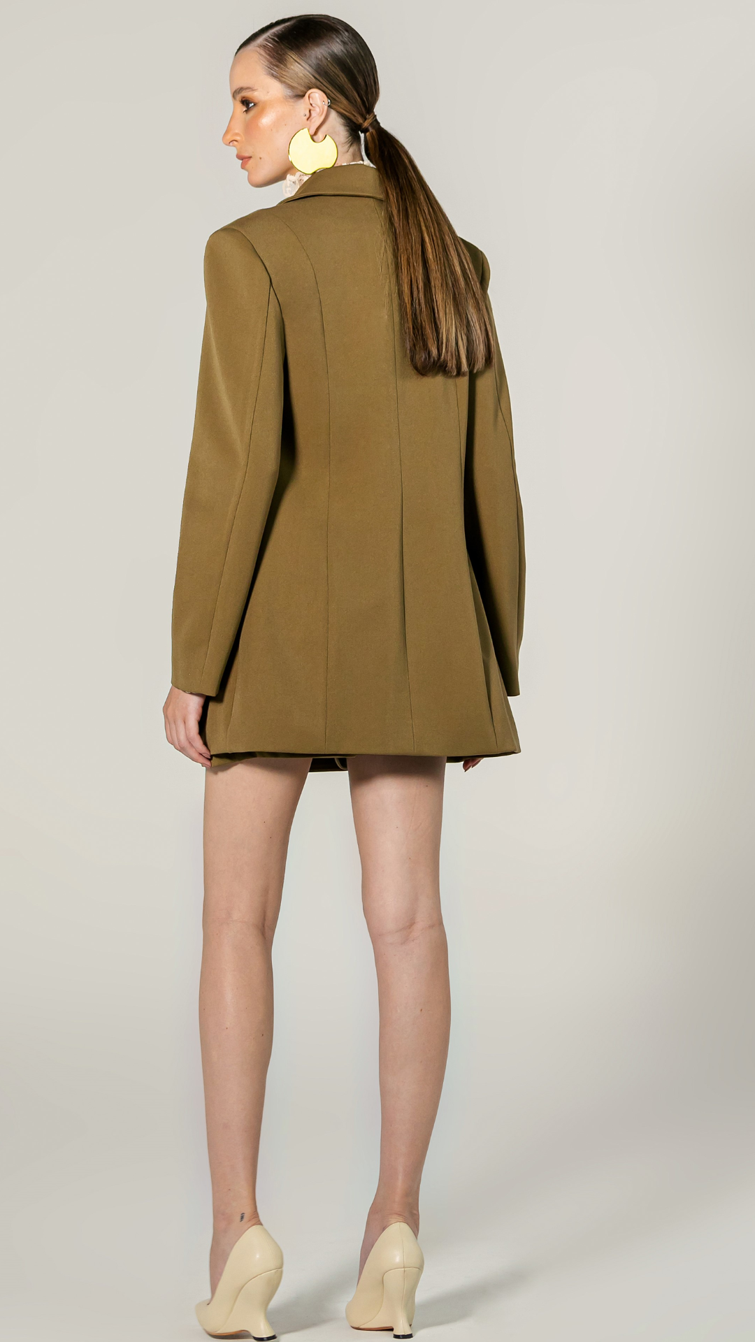 Conjunto Short Saia e Blazer Oversized Verde