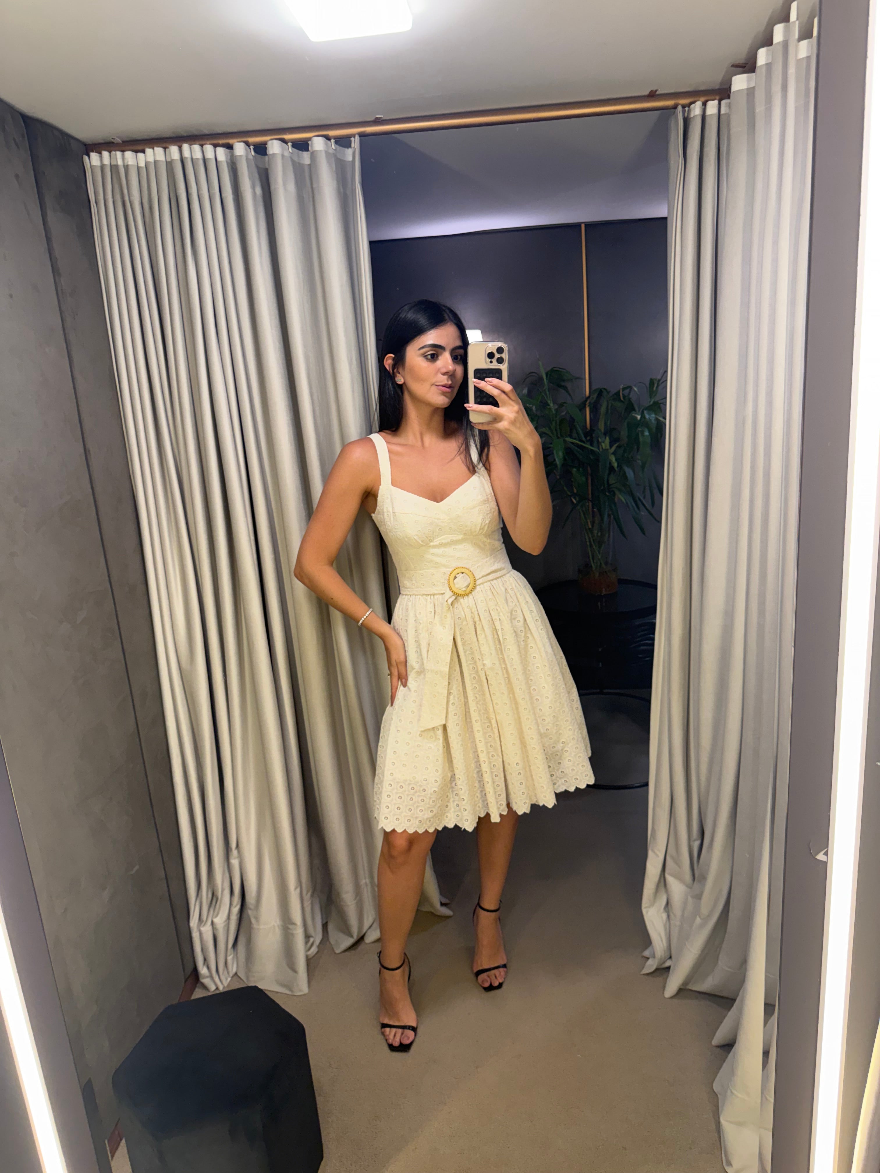 Vestido Curto Melina Branco