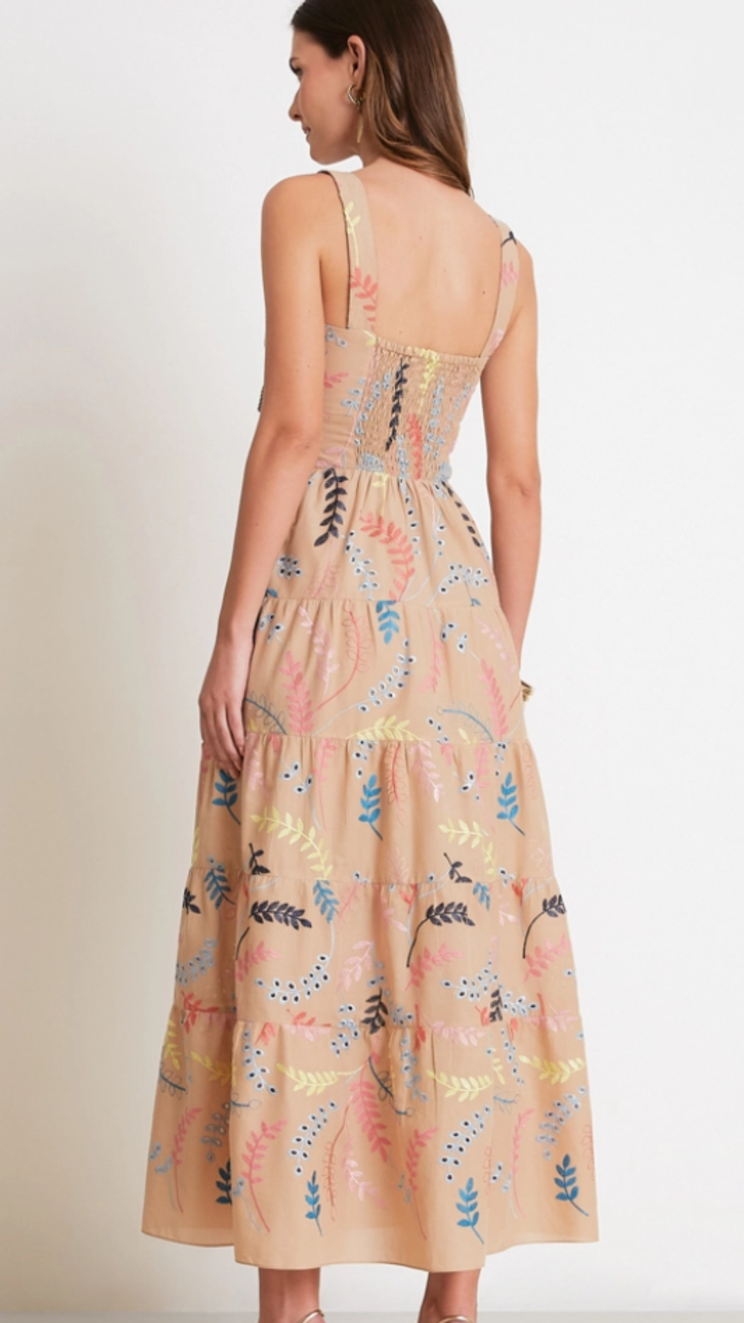 Vestido Longo Marcy Bege