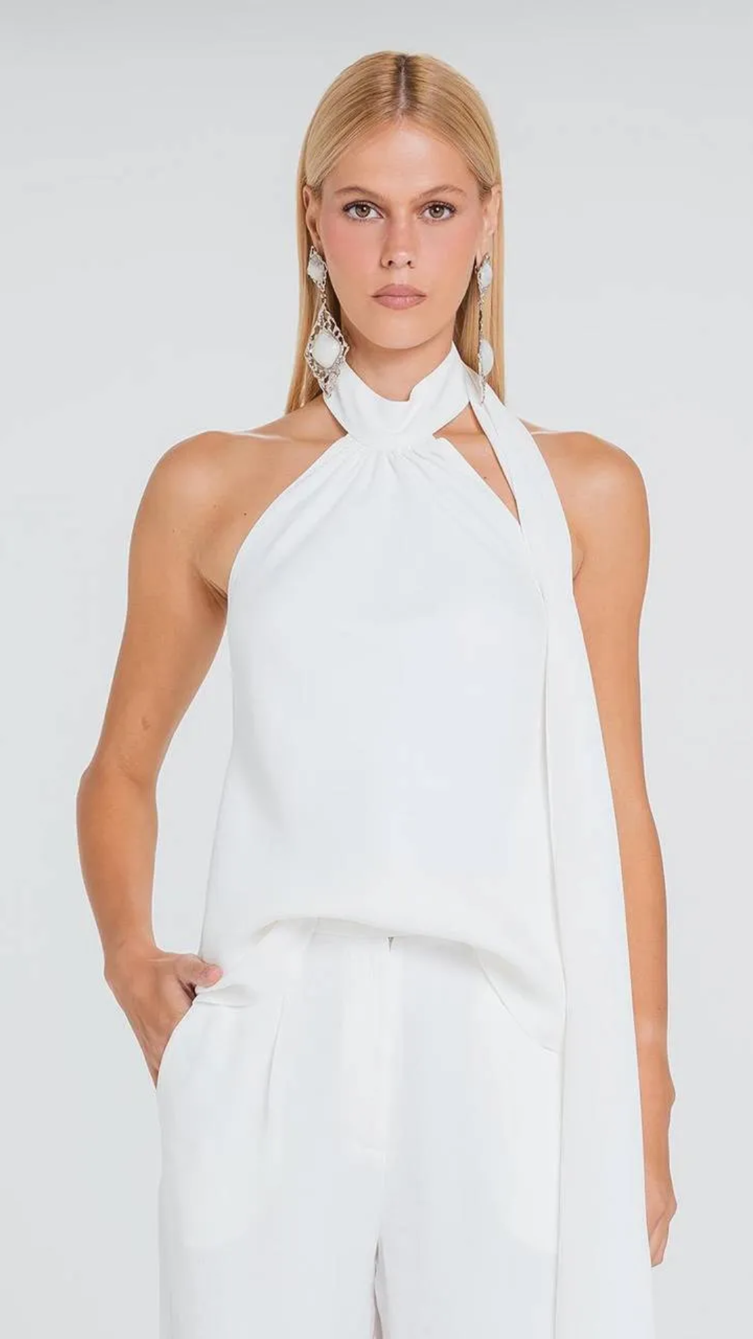 Top Monira Off White