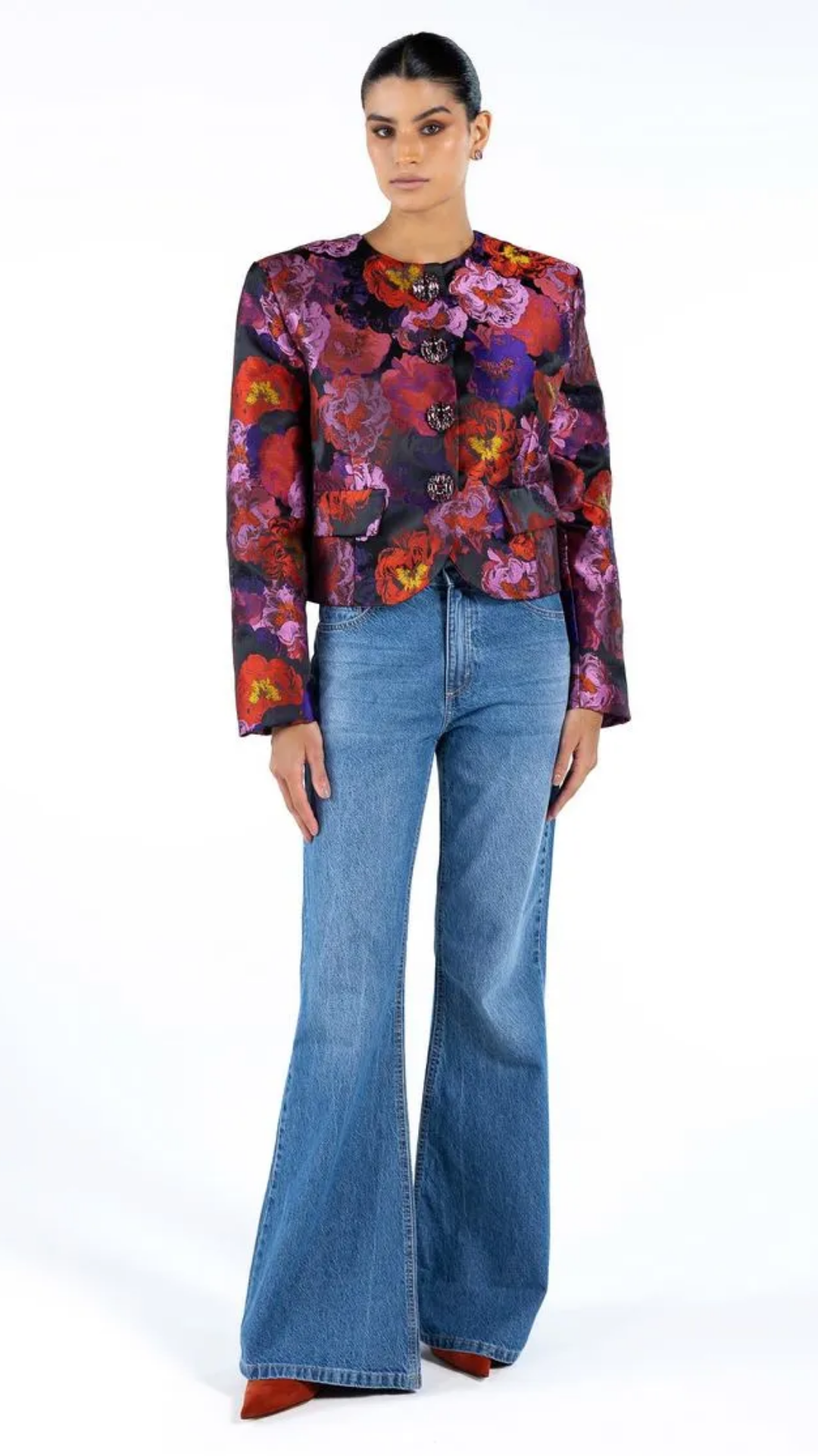 Calça Jeans Claro Flare