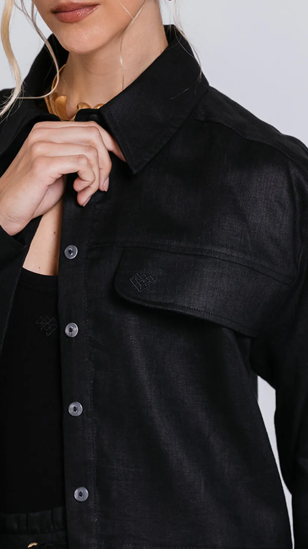 Camisa Ivy Preto