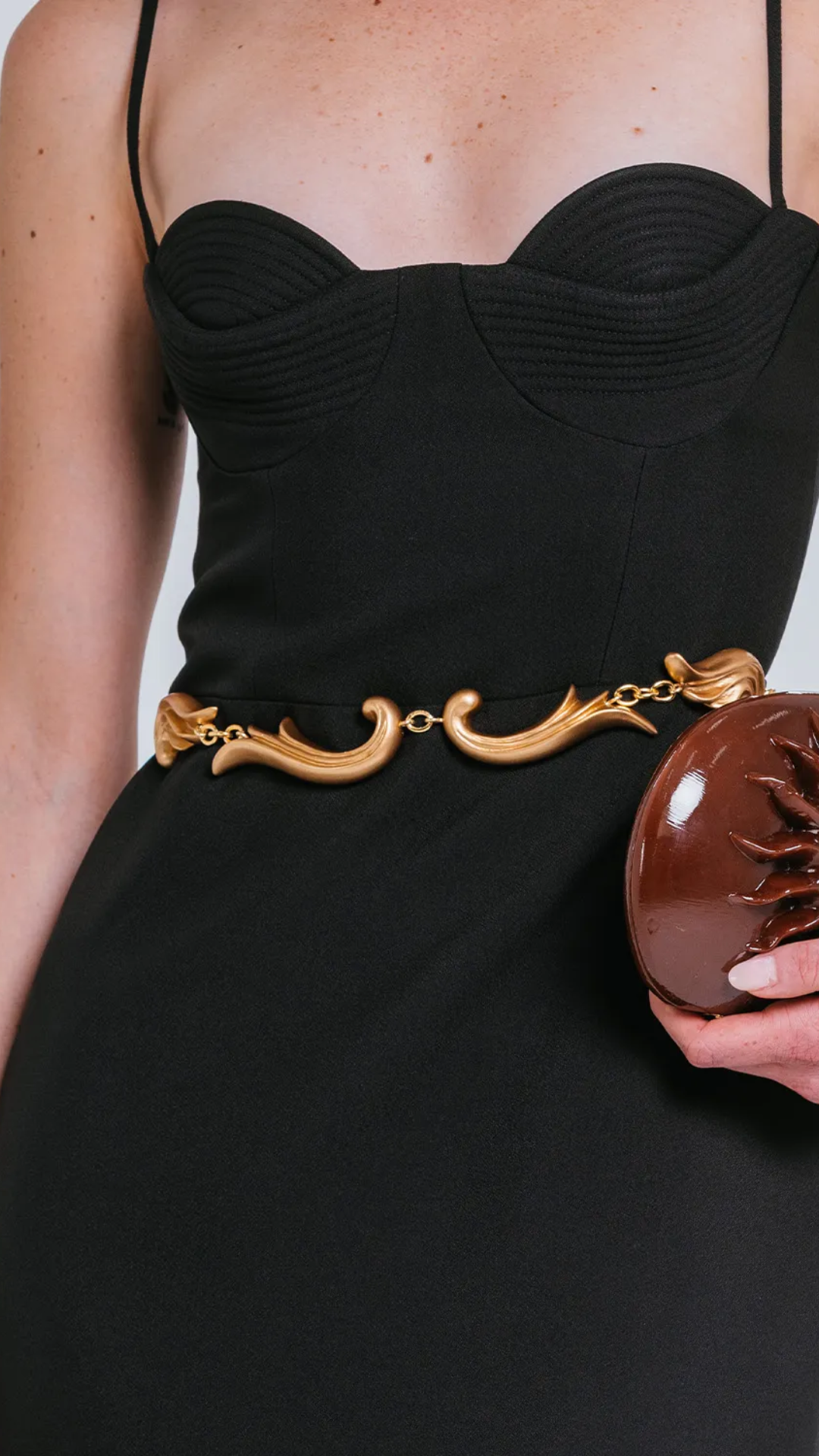 Cinto Medusa Dourado