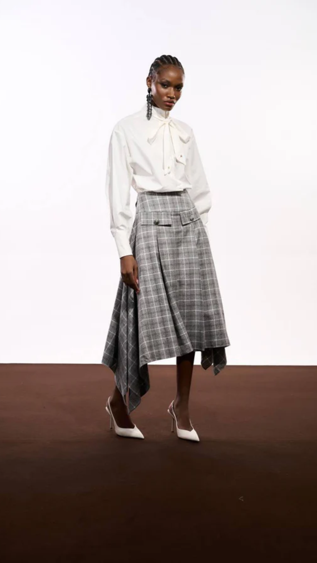 Saia Assimétrica Xadrez