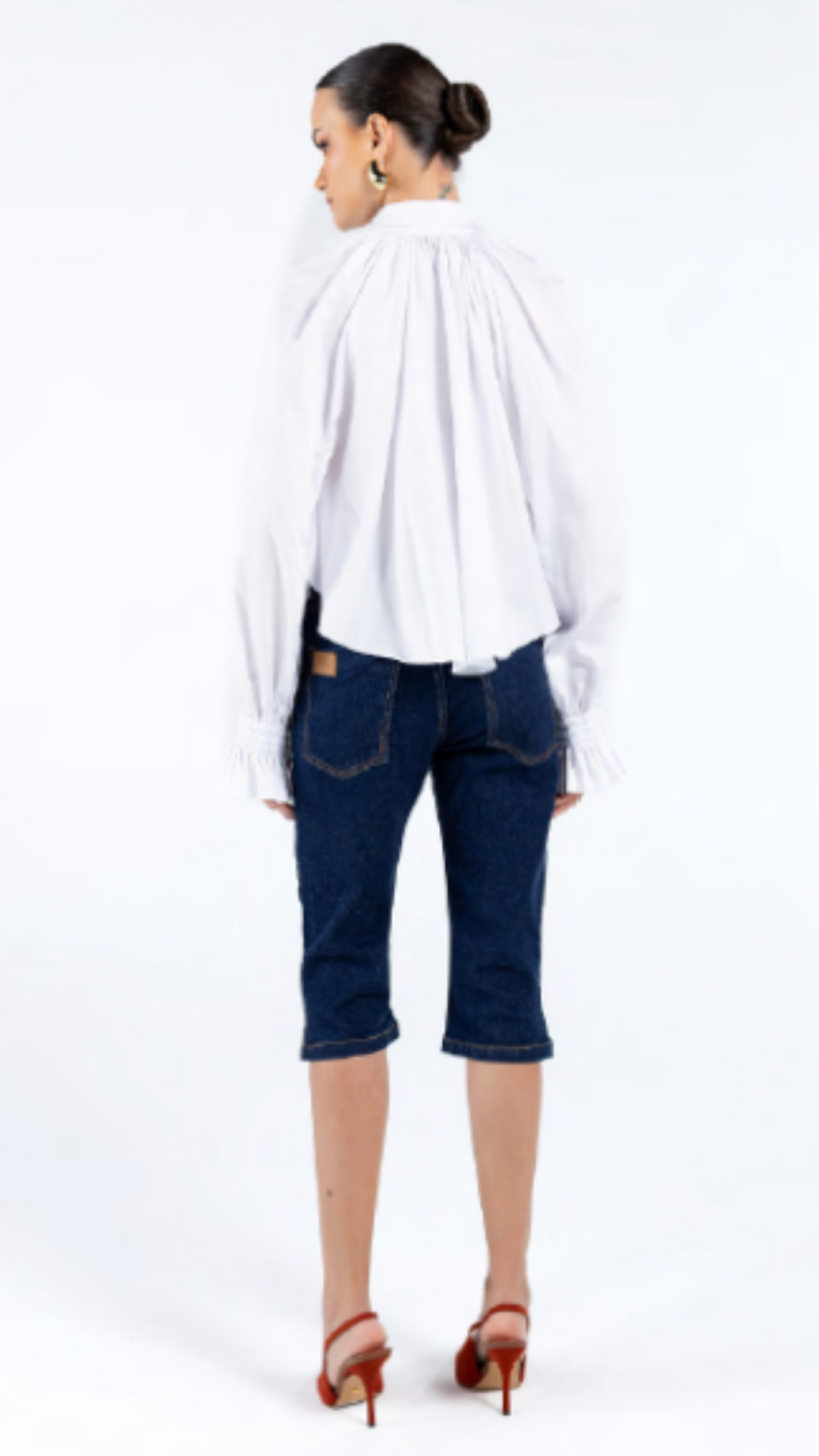 Bata Evasê Manga Bufante