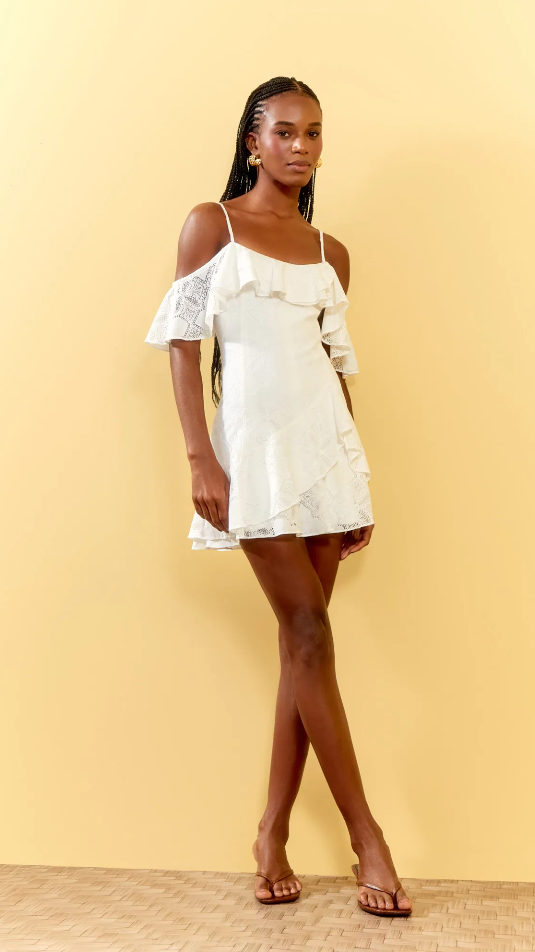 Macaquinho Renda Capri Off White