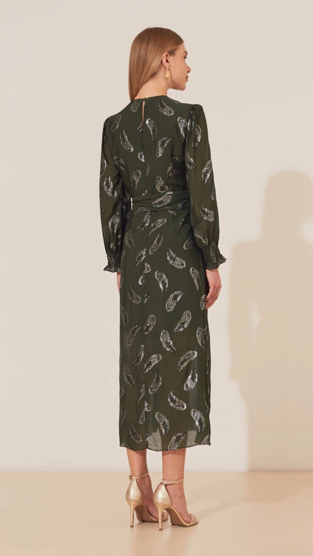 Vestido Midi Isa Verde