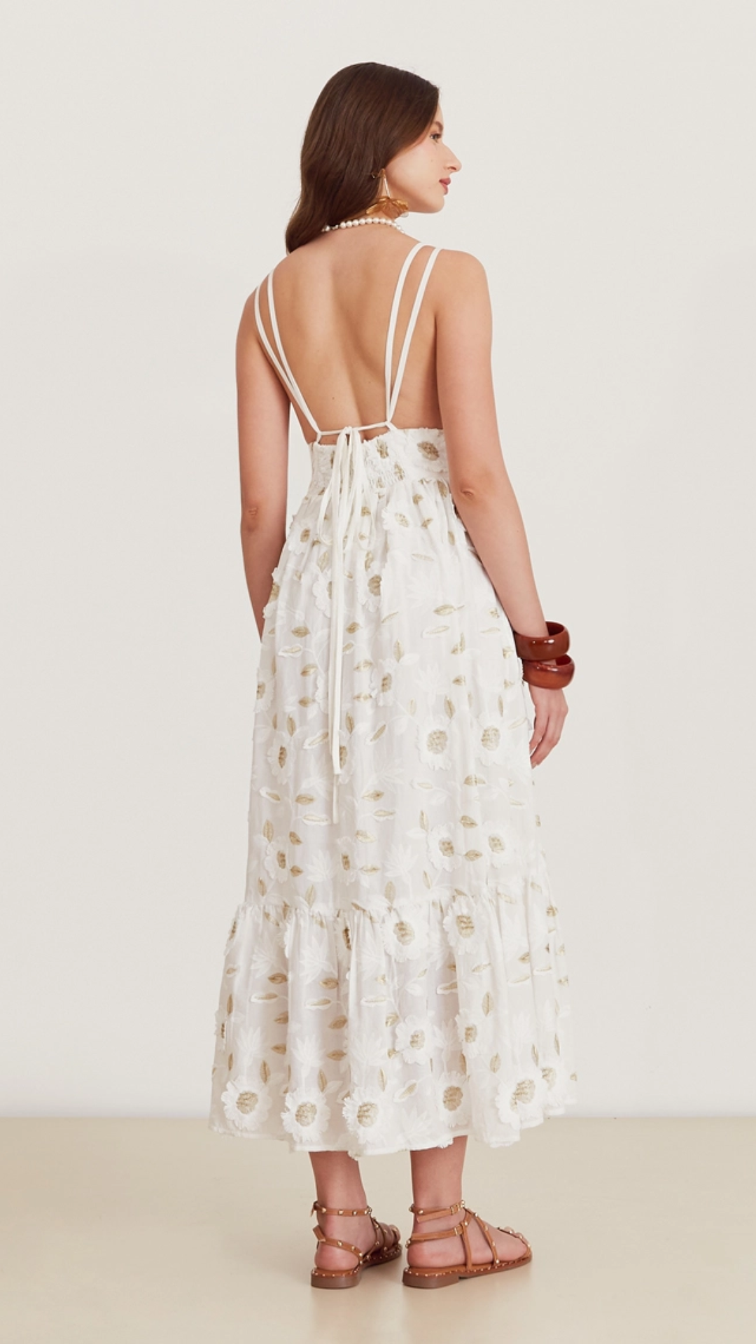Vestido Longo Eduarda Branco