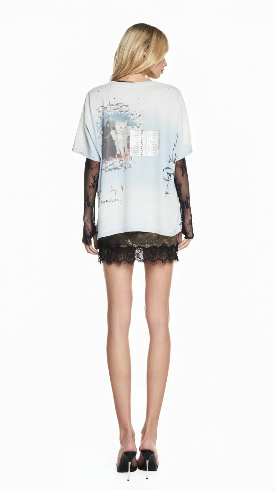 Camiseta Face Your Reflection Azul Claro
