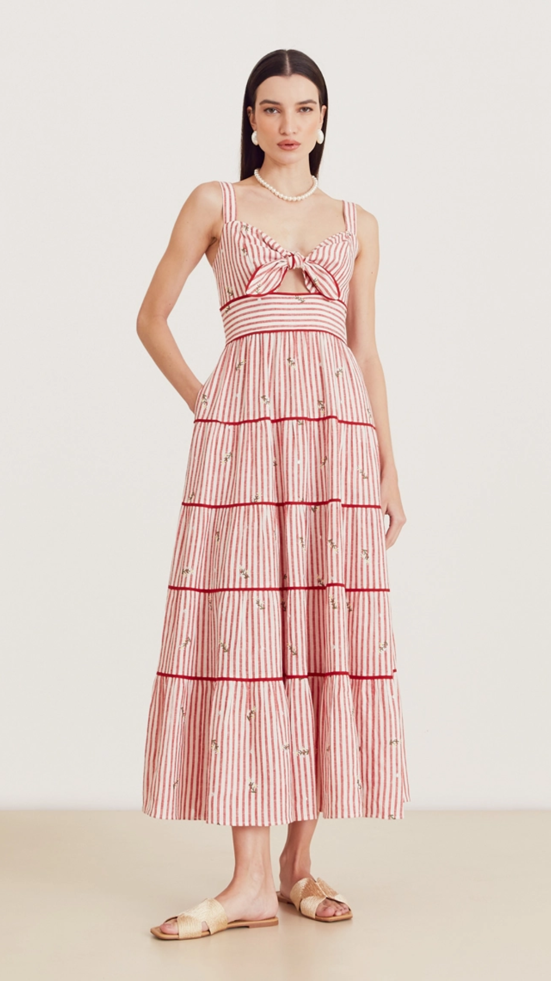 Vestido Midi Josi Vermelho