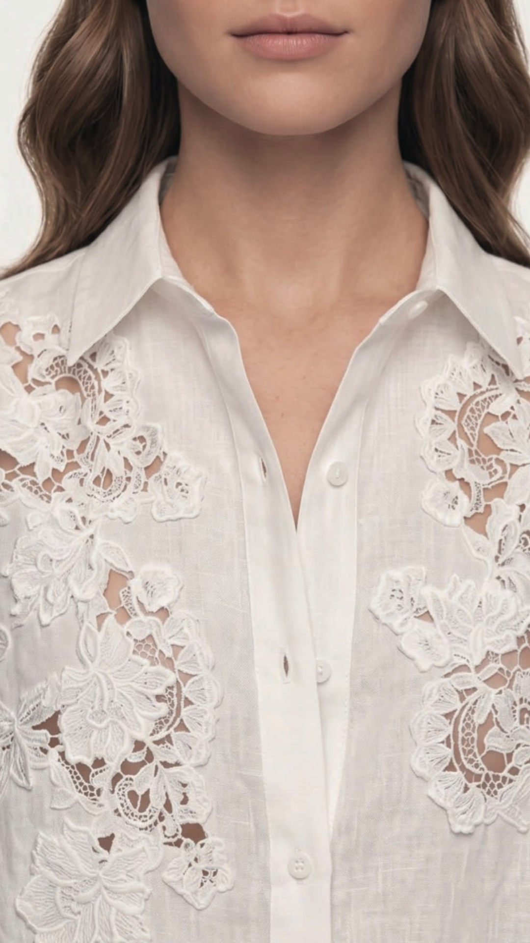 Blusa Renda Off White