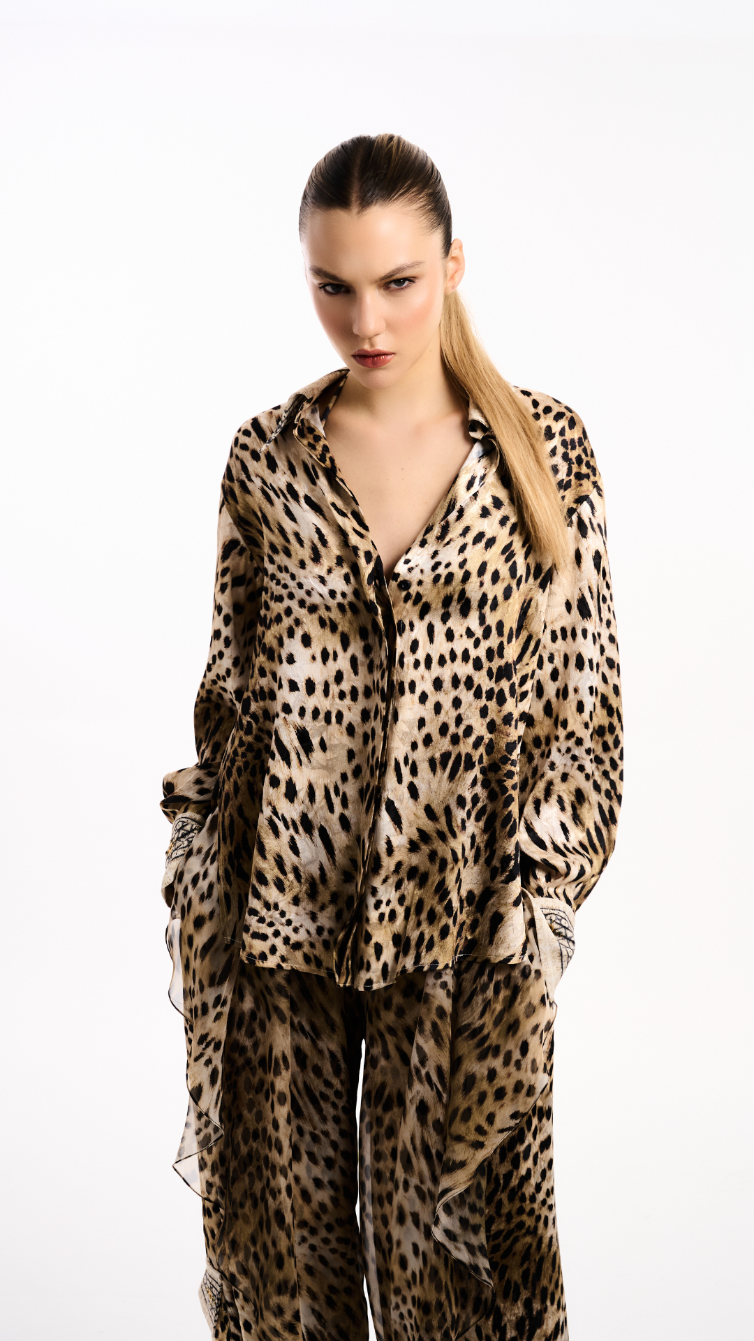 Camisa Animal Print Guepardo