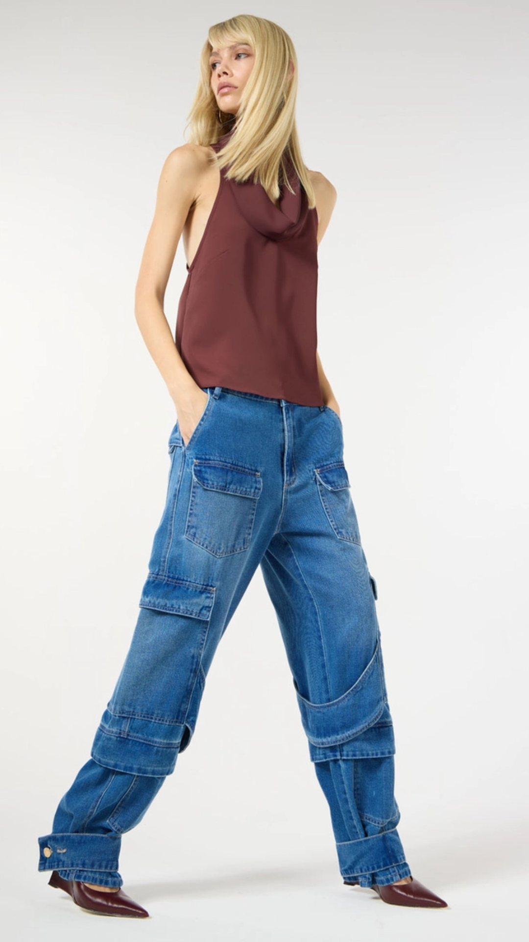 Calça Jeans Cargo Urban