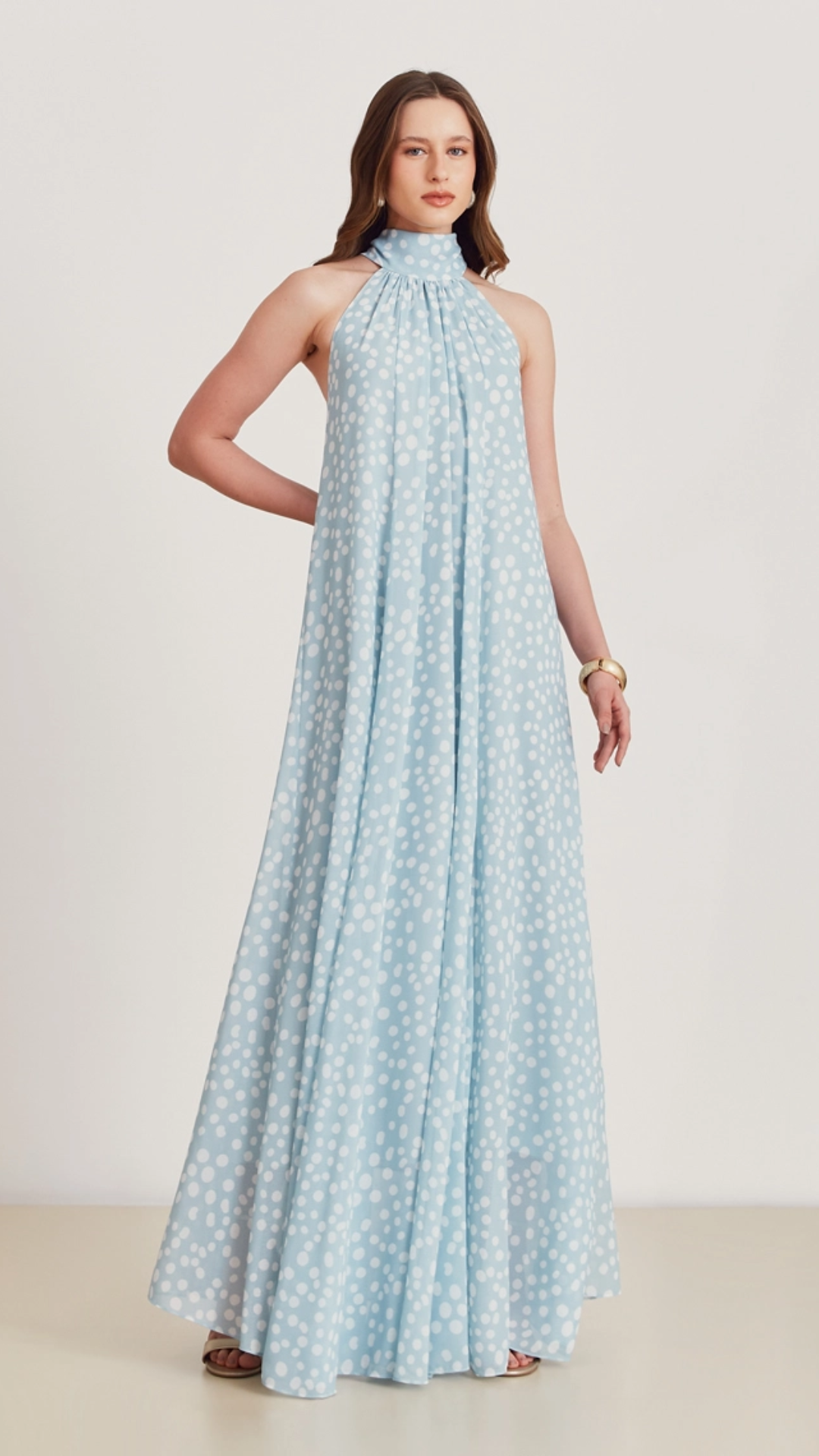 Vestido Longo Analice Azul