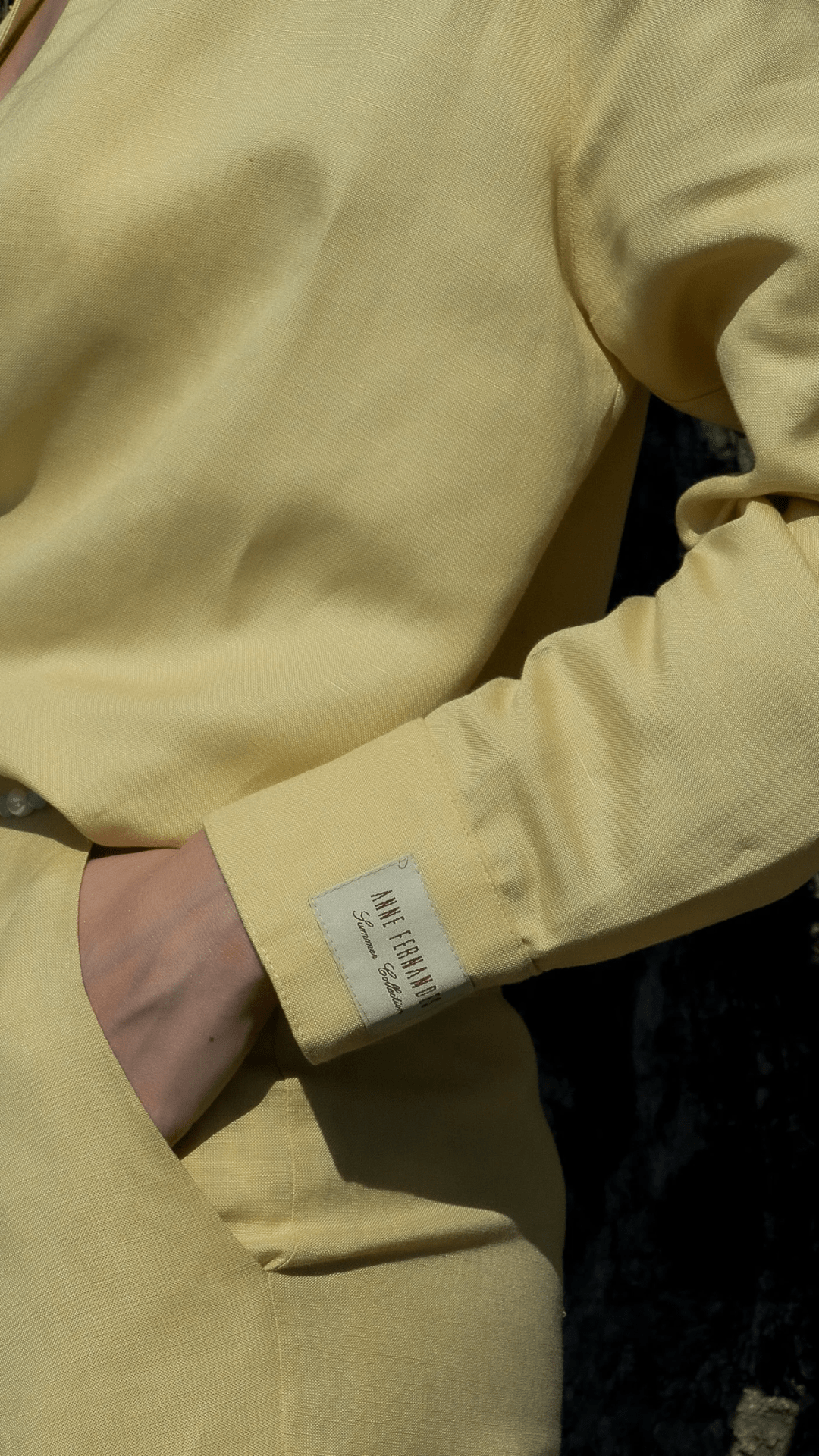 Conjunto Camisa e Calça Cenoura Amarelo