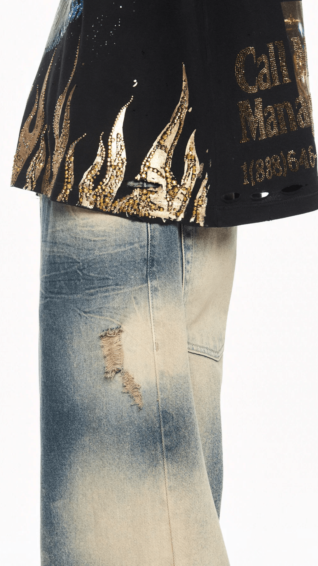 Camiseta Disco Dolls Washed Black