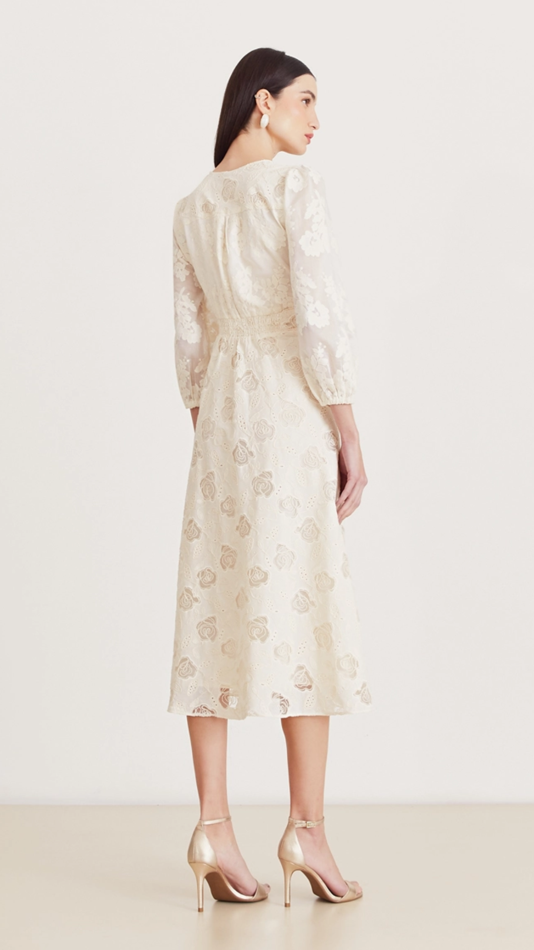 Vestido Midi Suelen Branco