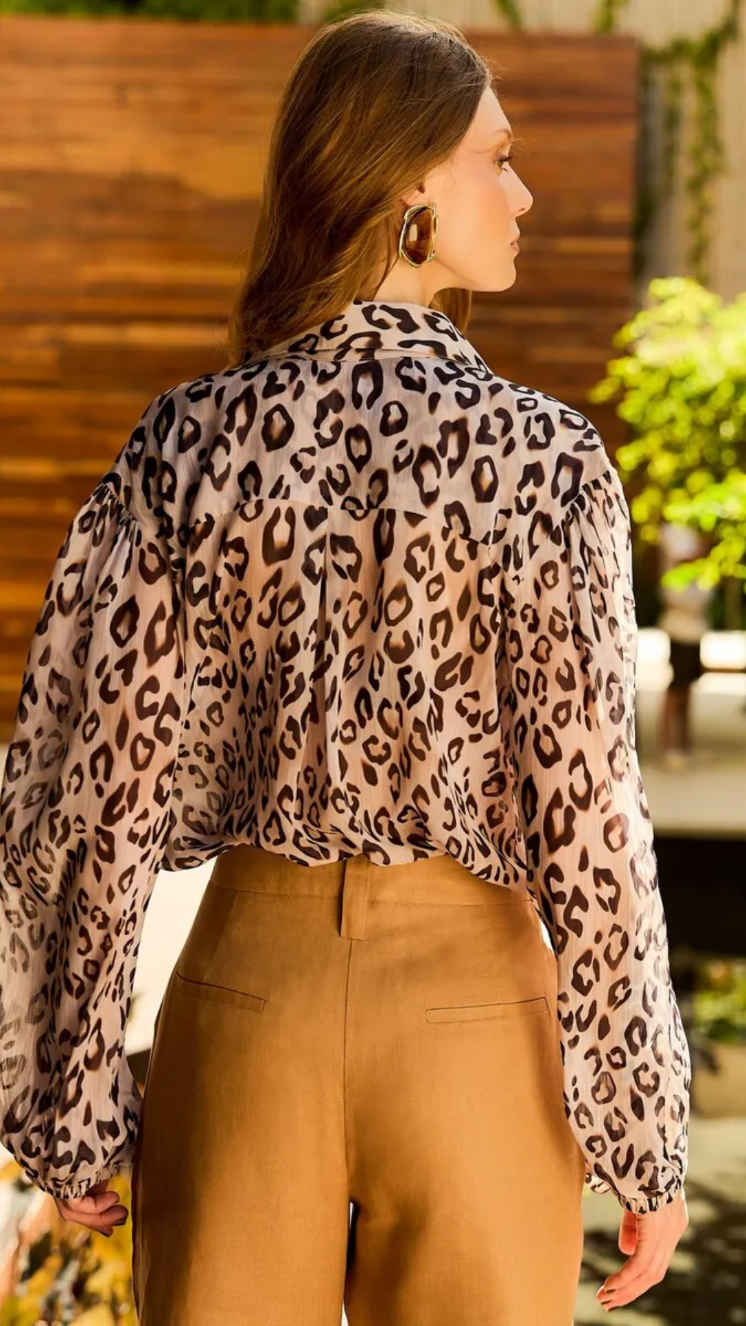 Camisa Animal Print Leopardo