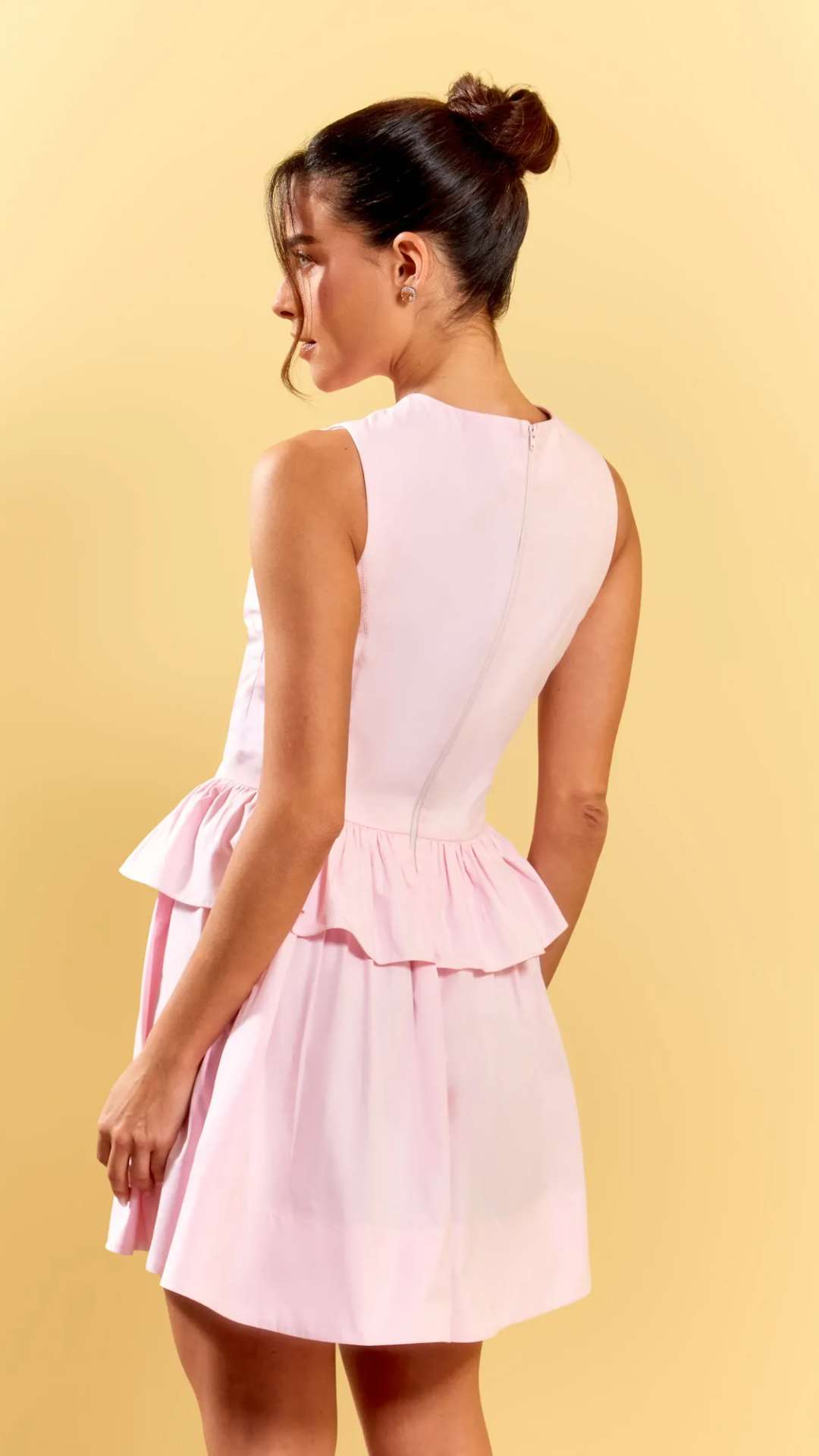 Vestido Cotton Bordado Canvas Bubbles