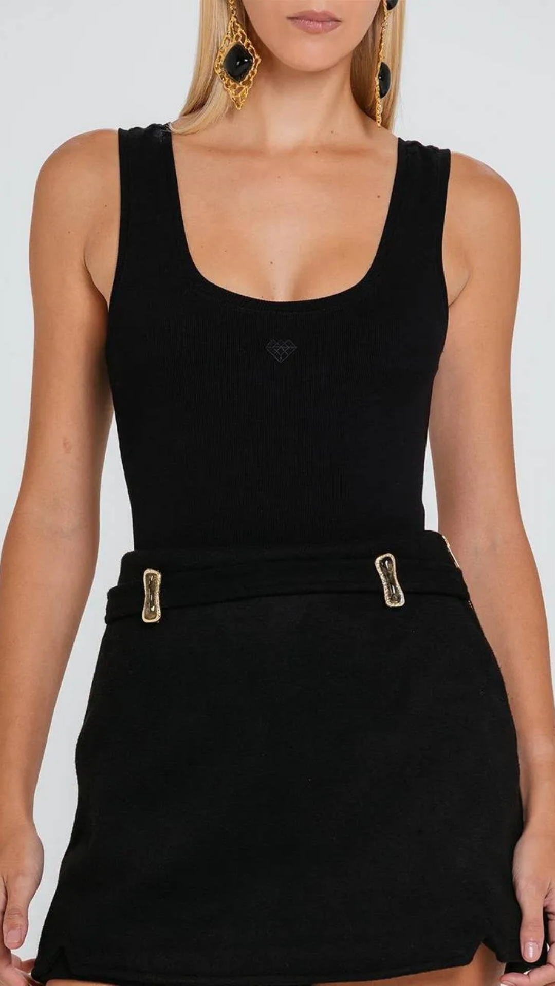 Short Saia Leia Preto