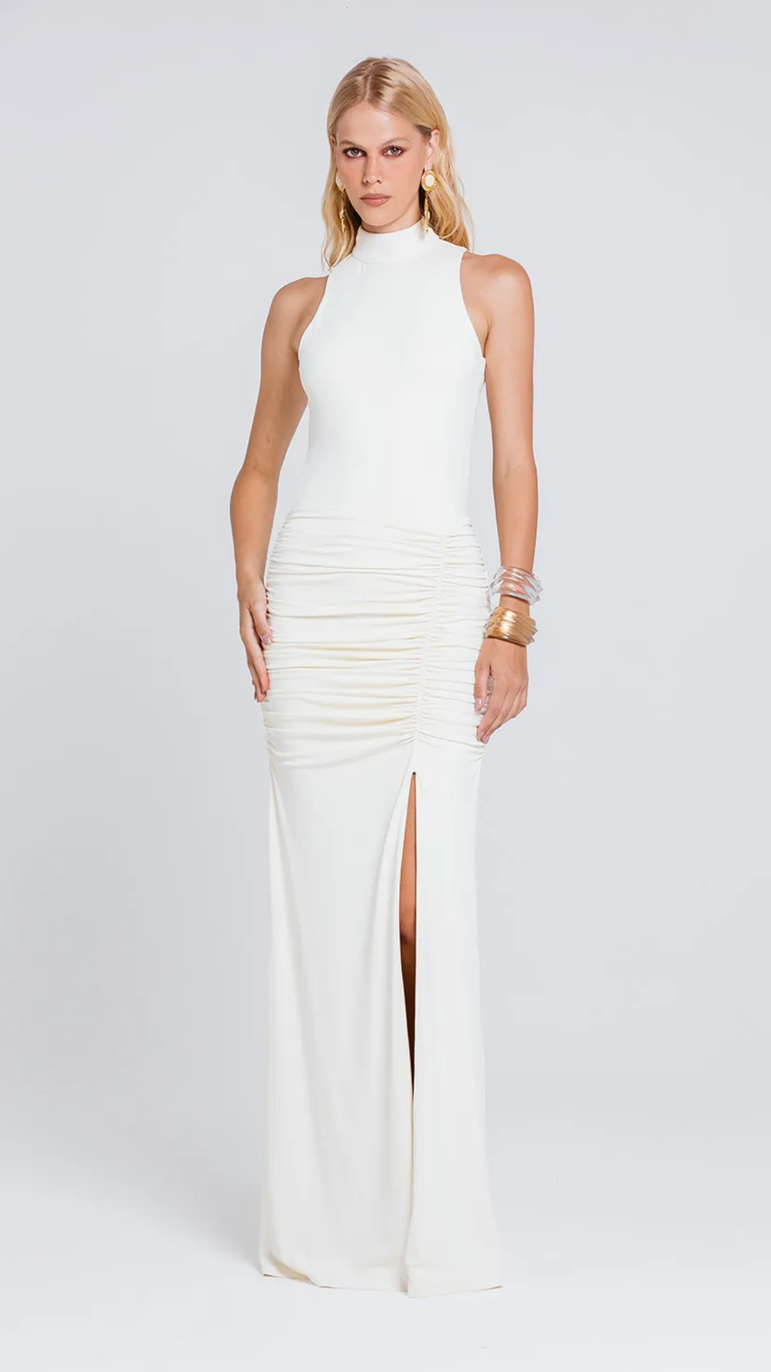 Vestido Isadora Areia