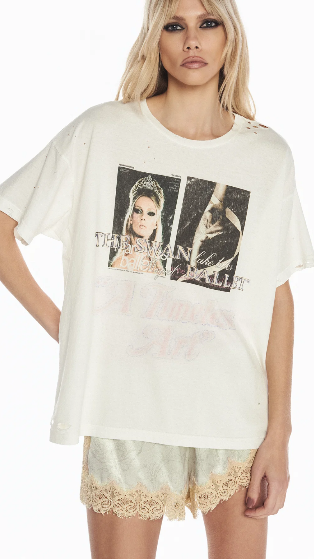 Camiseta Ballet Timeless Off White