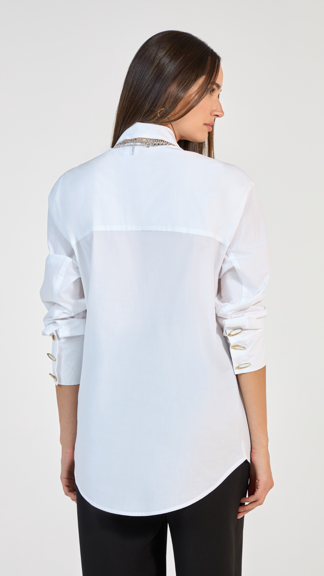 Camisa Tricoline Branco