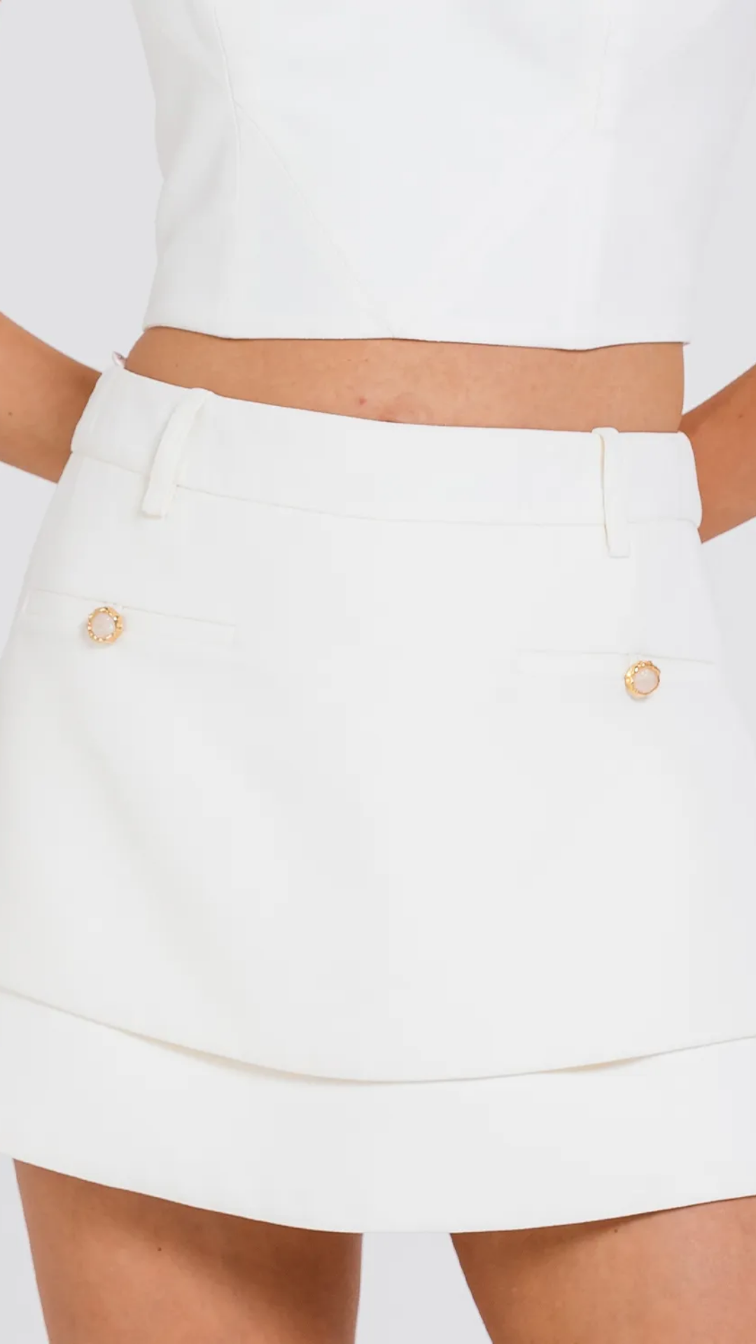 Short Saia Cora Vanilla