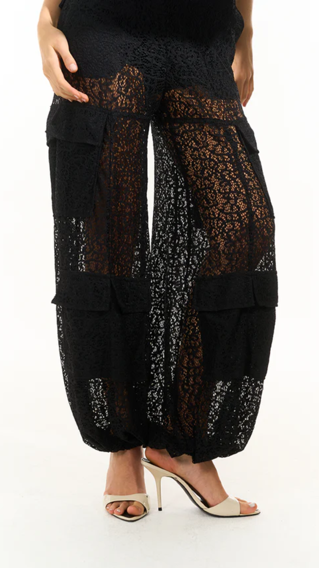 Calça de Renda Preto
