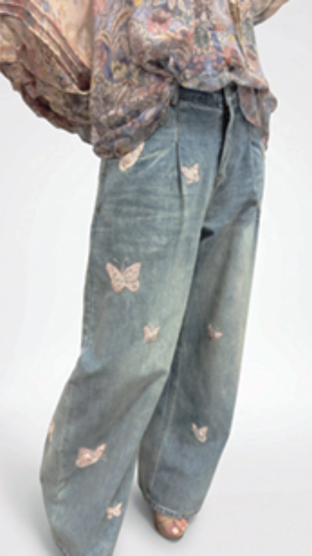 Calça Jeans Bordado