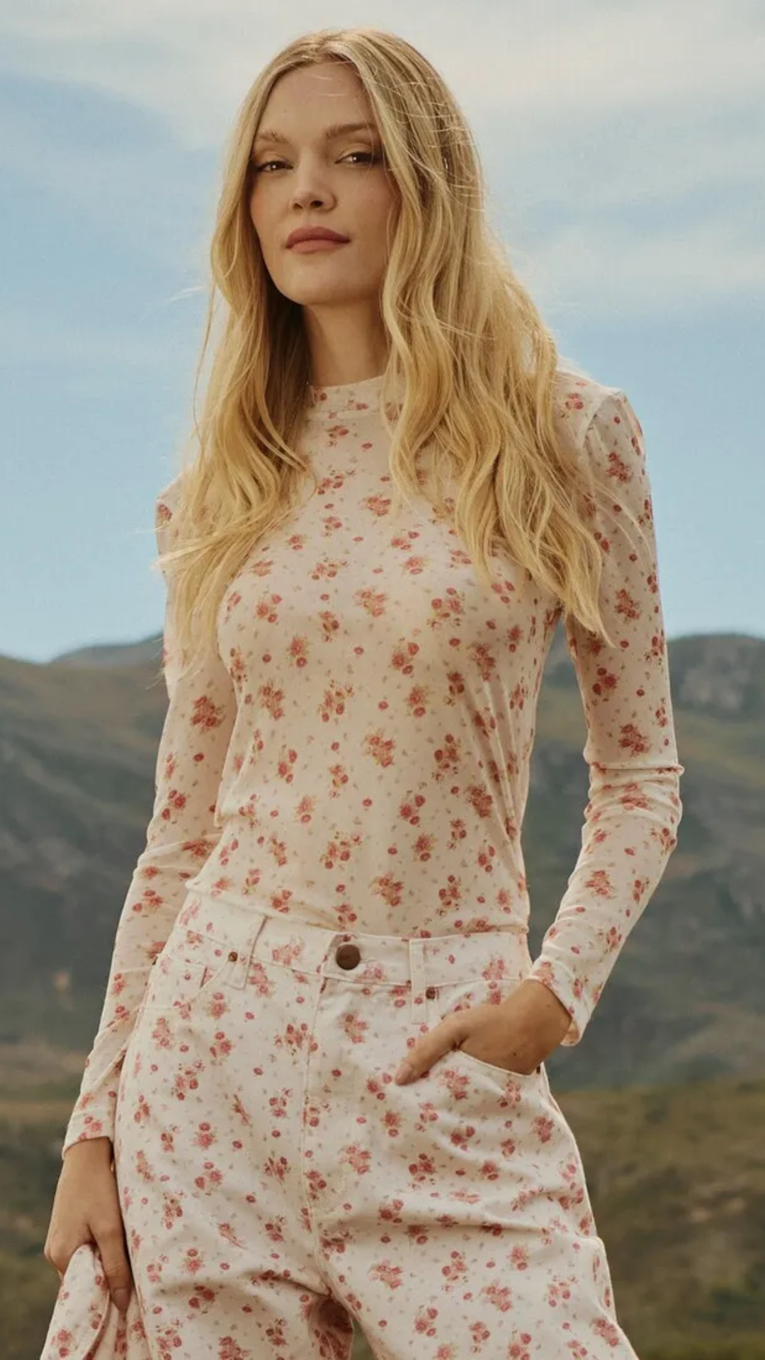 Blusa de Tule Floral Liberty