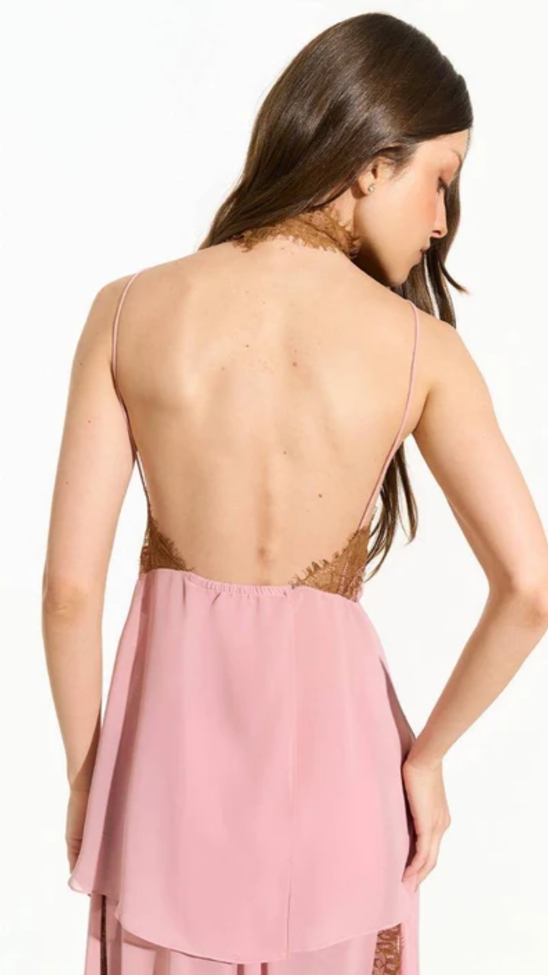 Regata Com Renda Rosé