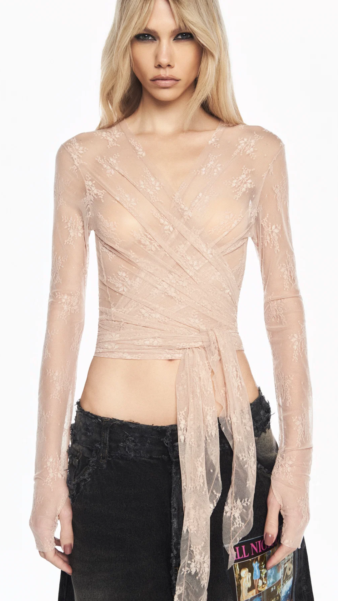 Blusa Cashecouer Renda Rosa