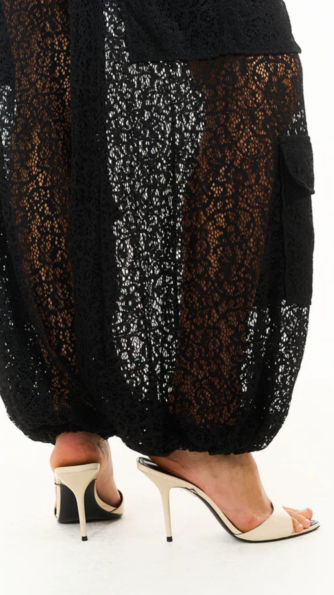 Calça de Renda Preto