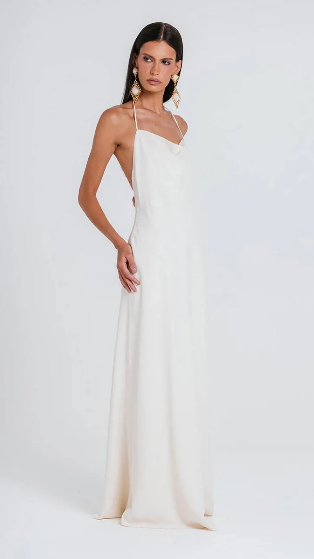 Vestido Glenda Marfim