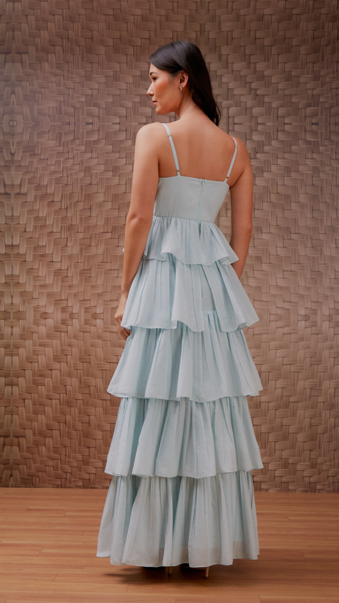 Vestido Voil Atacama Babado Sugar