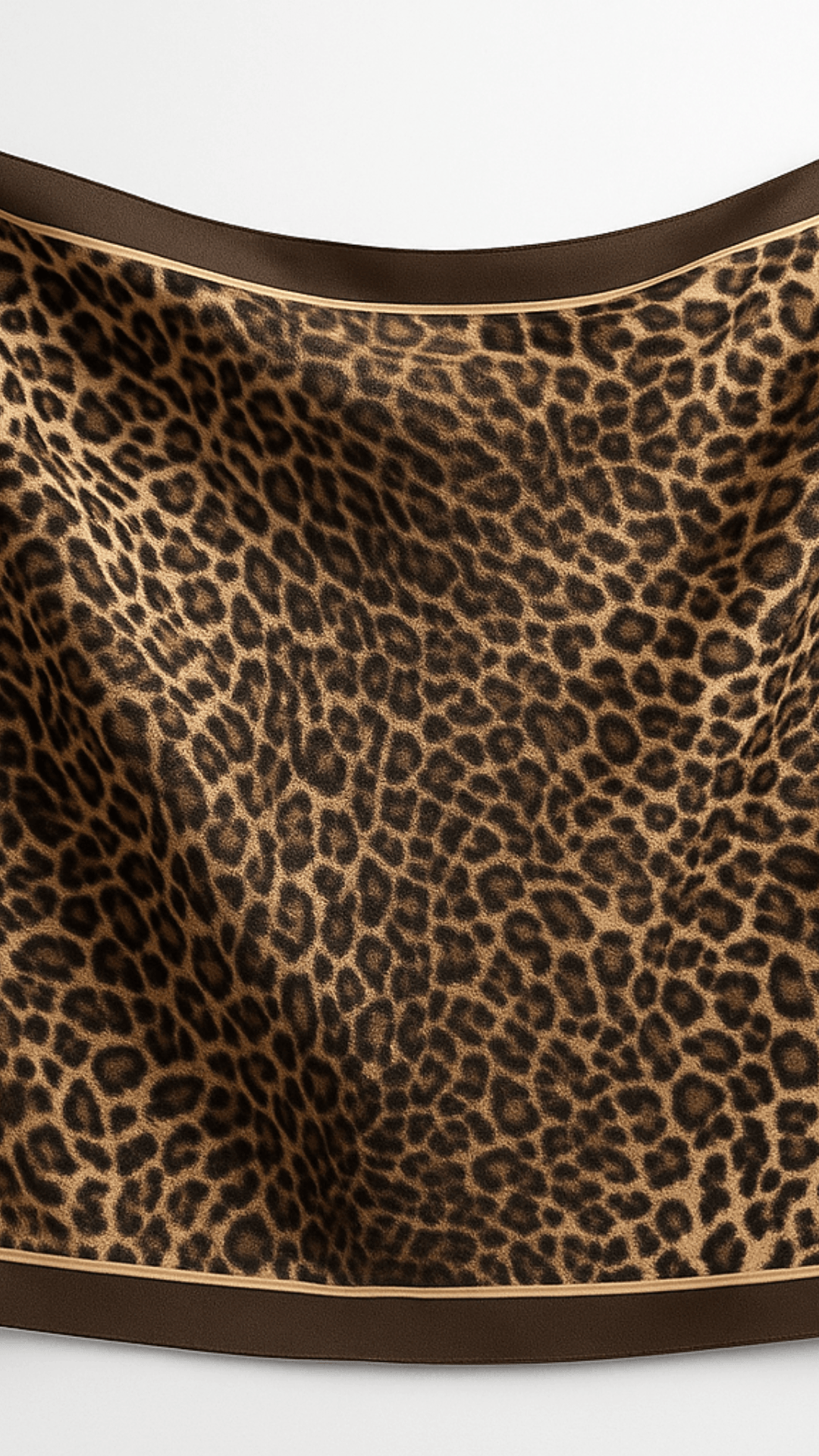 Lenço com Estampa de Onça