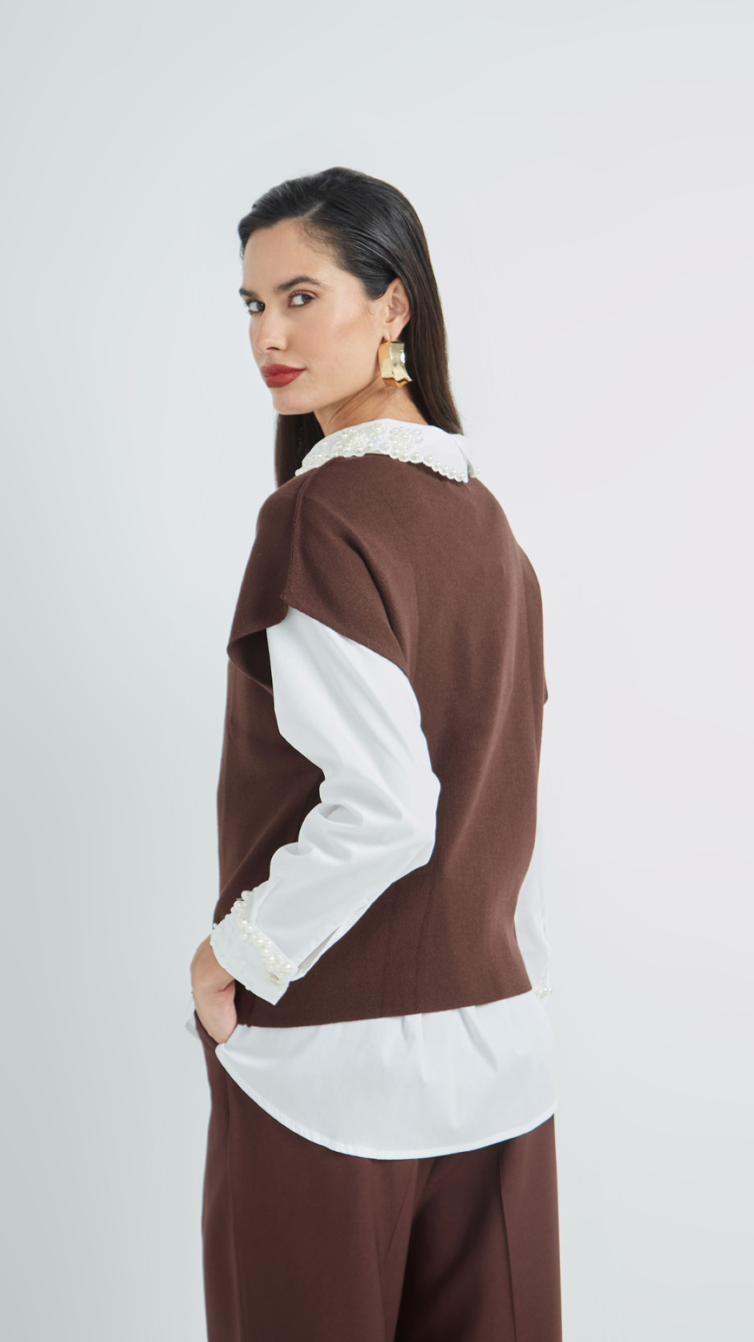 Blusa Bear Theo Marrom