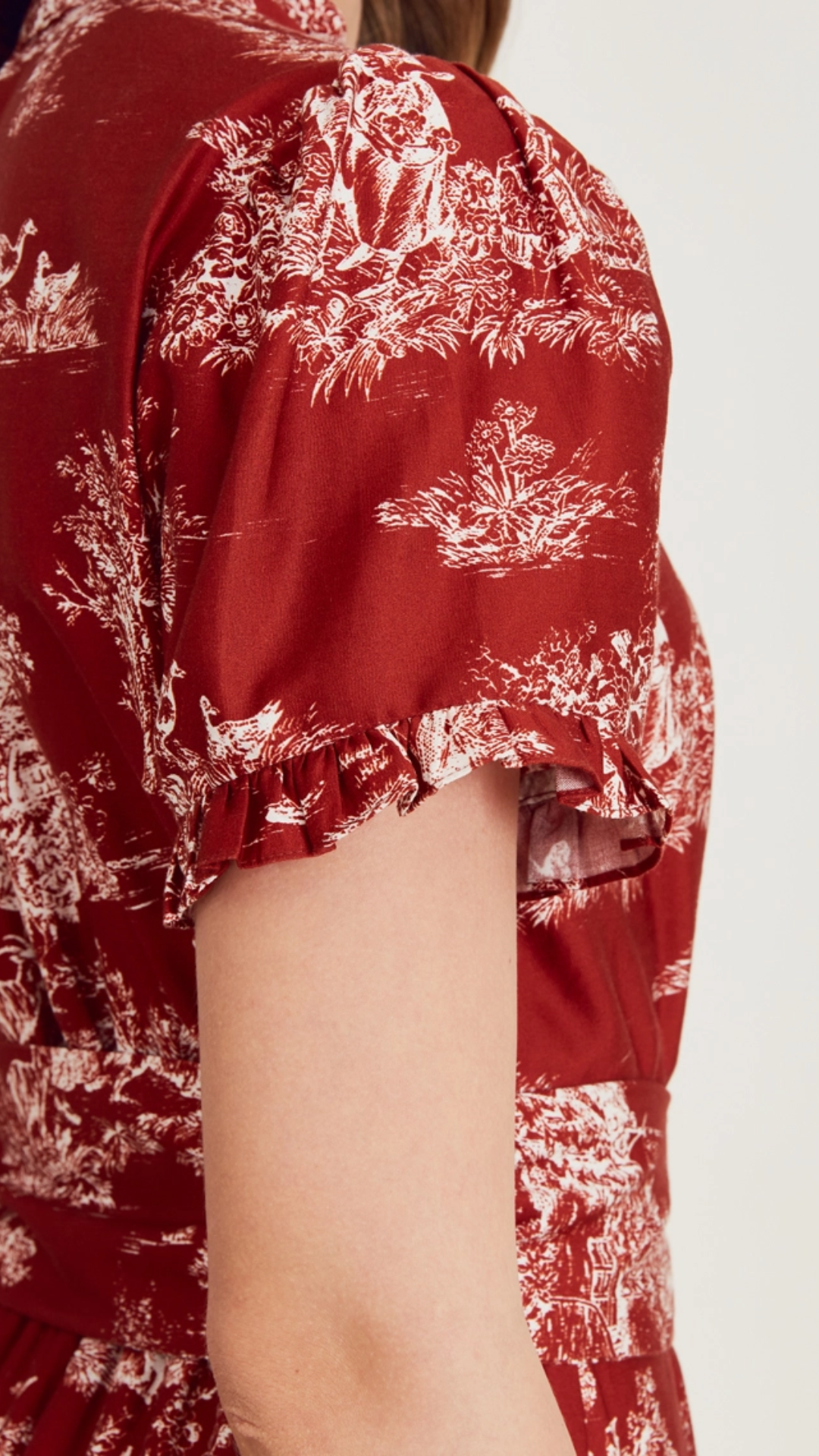 Vestido Midi Sandra Vermelho
