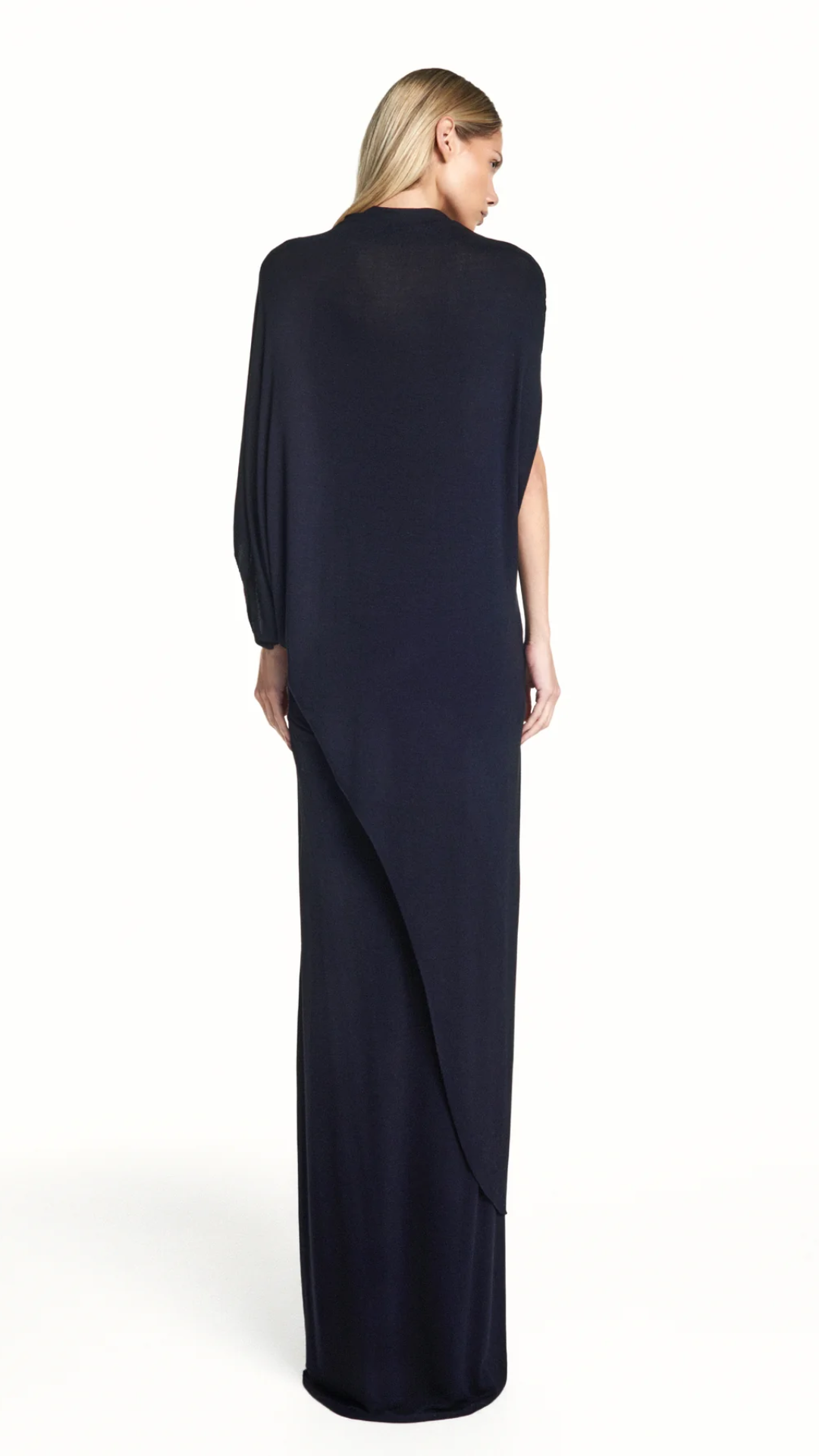 Blusa Kaftan Assimétrica Preto