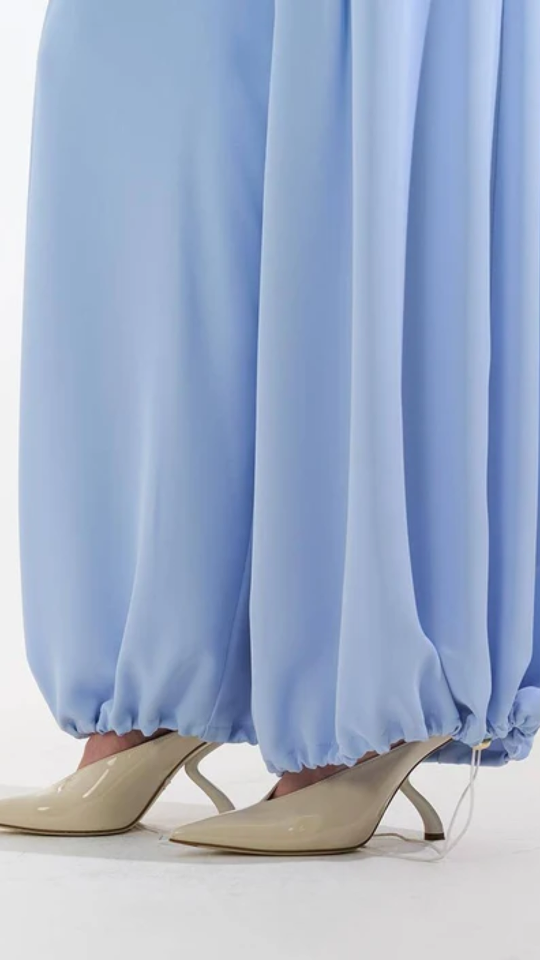 Calça Cós Estruturado Azul Claro