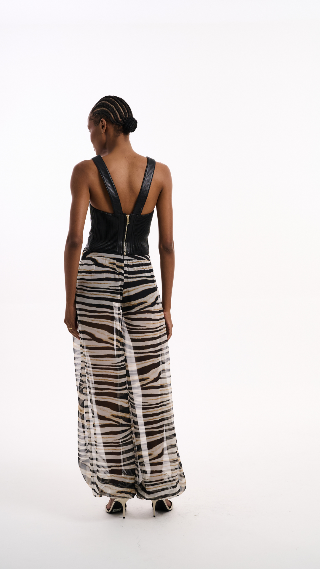 Calça Organza Tigre